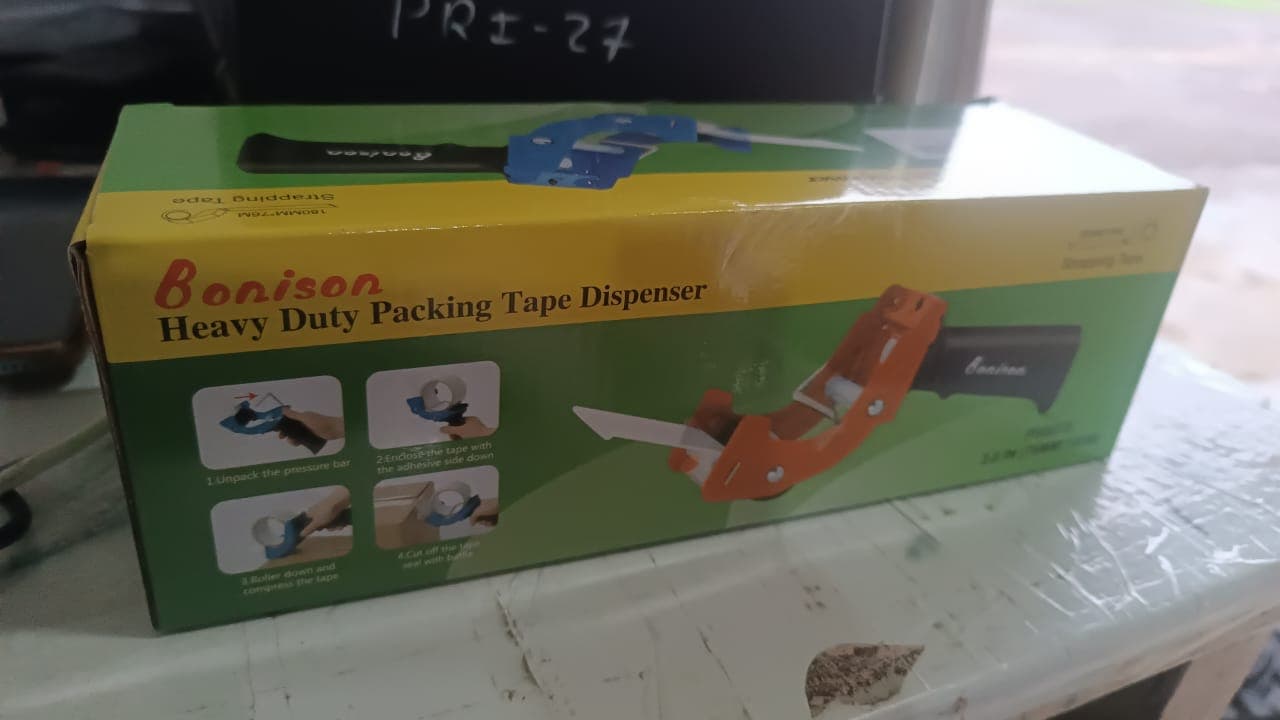 Heavy Duty Industrial Packing Tape Dispenser 1 Pc thumbnail 8