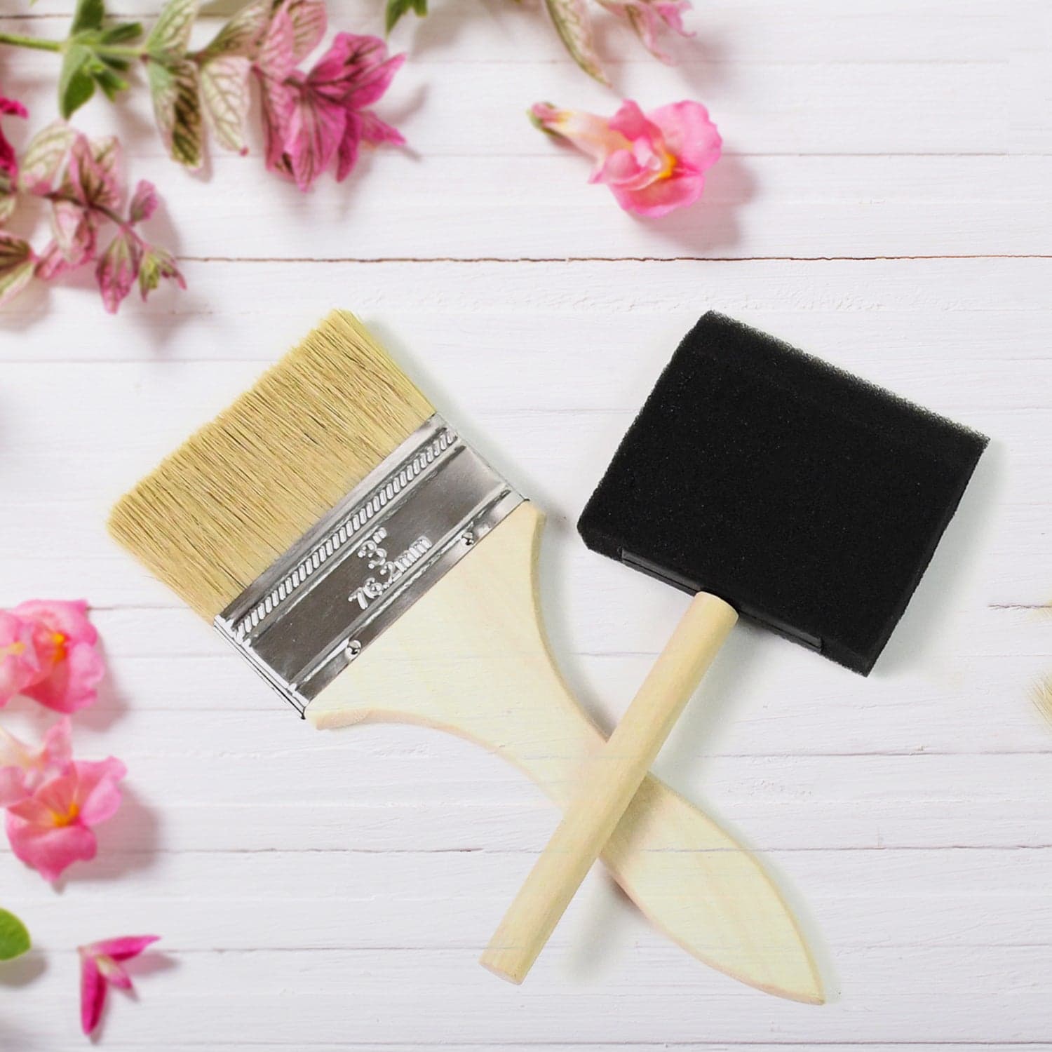 Paint Brush for Wall Painting & Foam Brush Painting Sponge Tool (4 Pcs Set) thumbnail 3