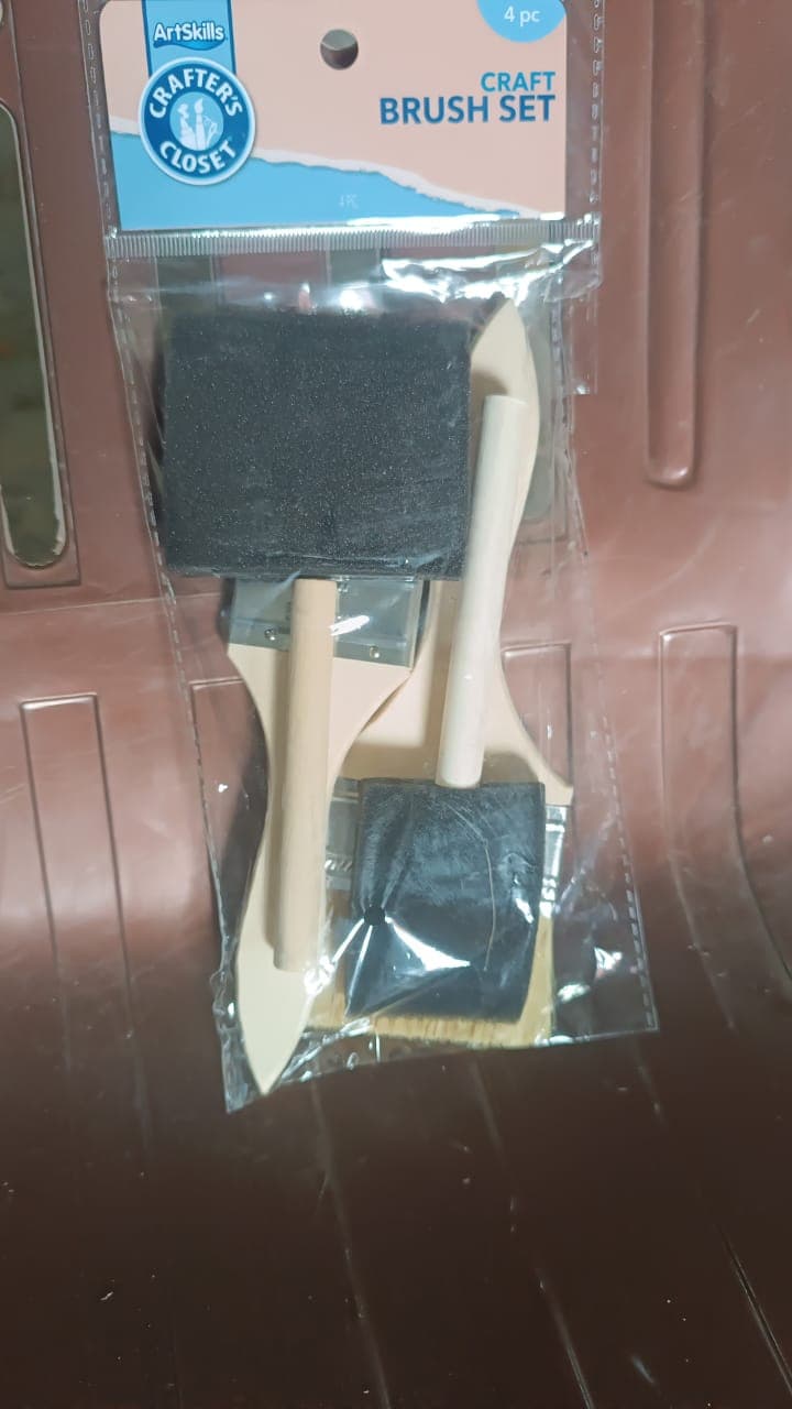 Paint Brush for Wall Painting & Foam Brush Painting Sponge Tool (4 Pcs Set) thumbnail 6