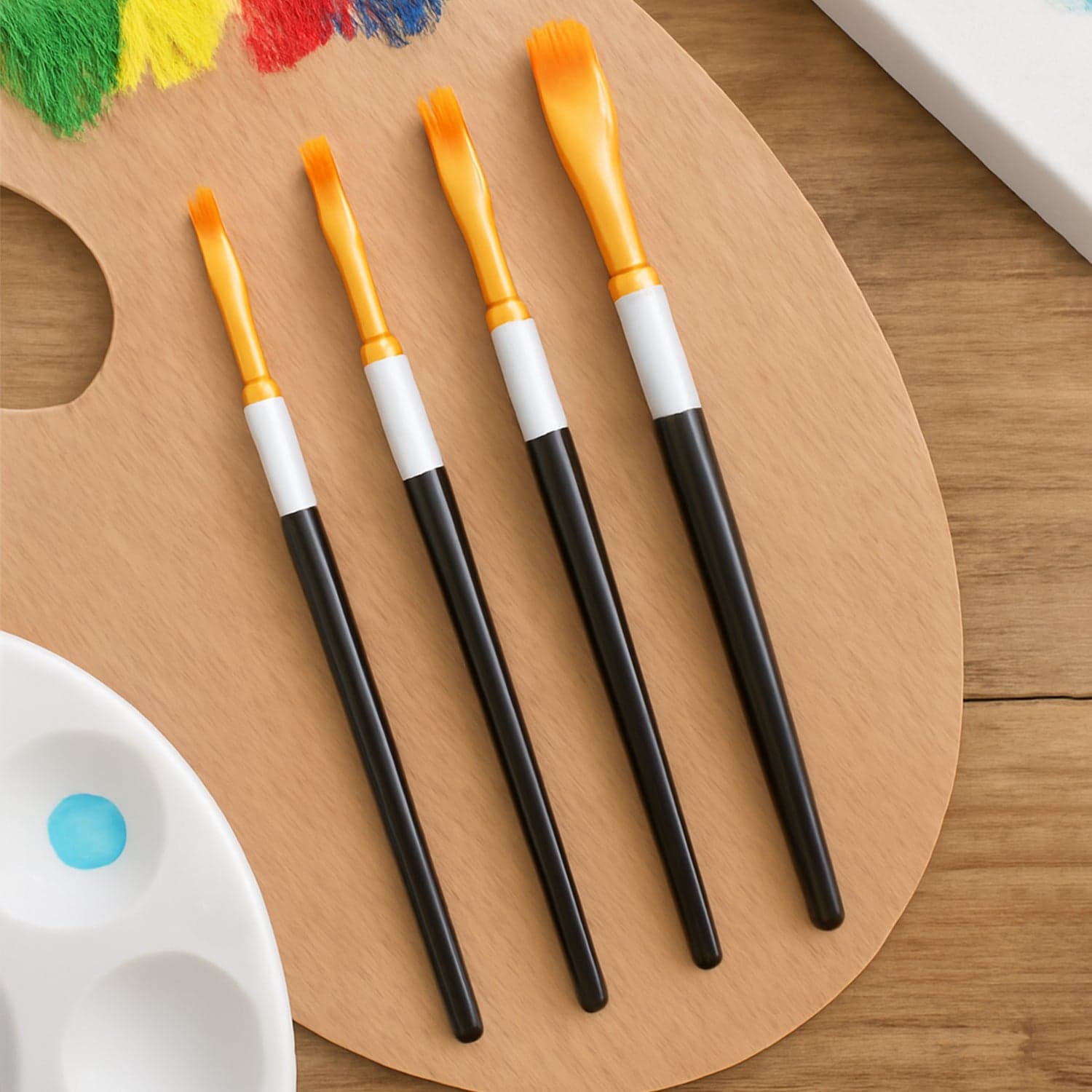 Premium Paint Brushes, Watercolor Acrylic Paint Brushes (4 Pcs Set) thumbnail 1