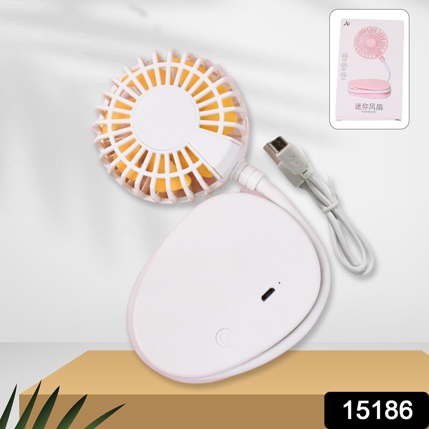 Mini USB Fan - Compact, Portable Cooling Solution (1 Pc) thumbnail 2