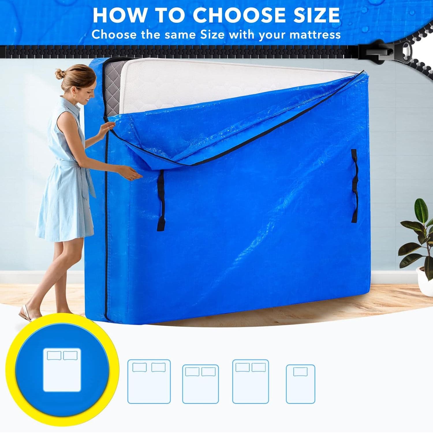 Mattress Bags / Cover (236—136 Cm / 1 Pc) thumbnail 7
