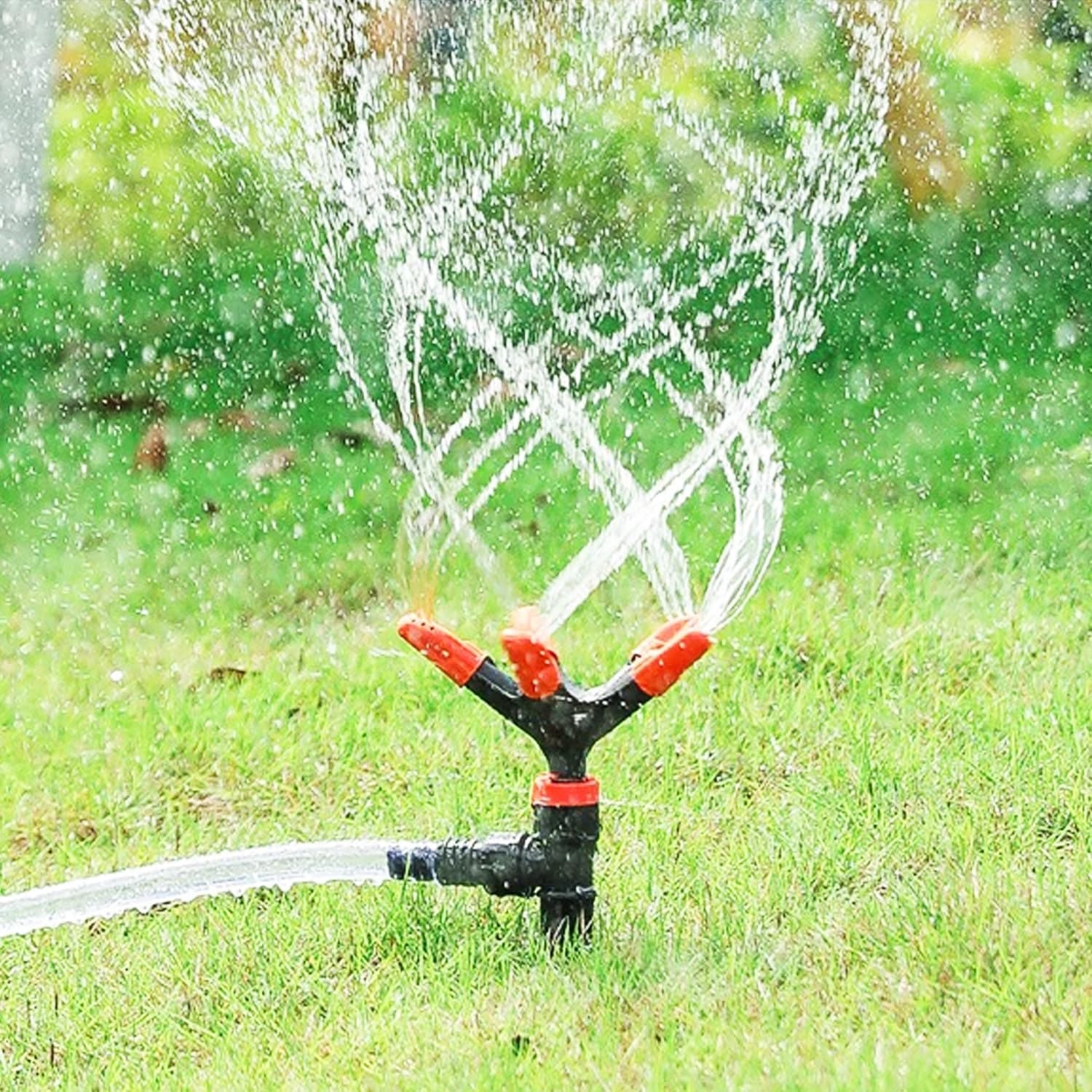 Automatic Garden Sprinkler 360 Degree Rotating Adjustable 5 Arm (1 Pc) thumbnail 3
