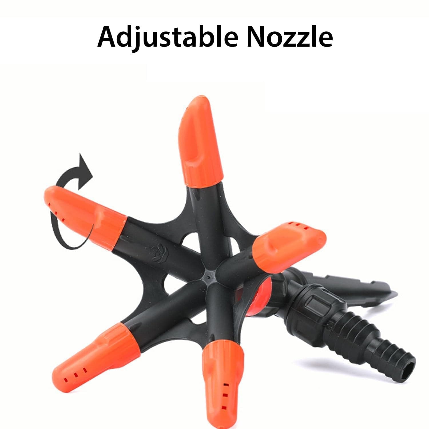 Automatic Garden Sprinkler 360 Degree Rotating Adjustable 5 Arm (1 Pc) thumbnail 4
