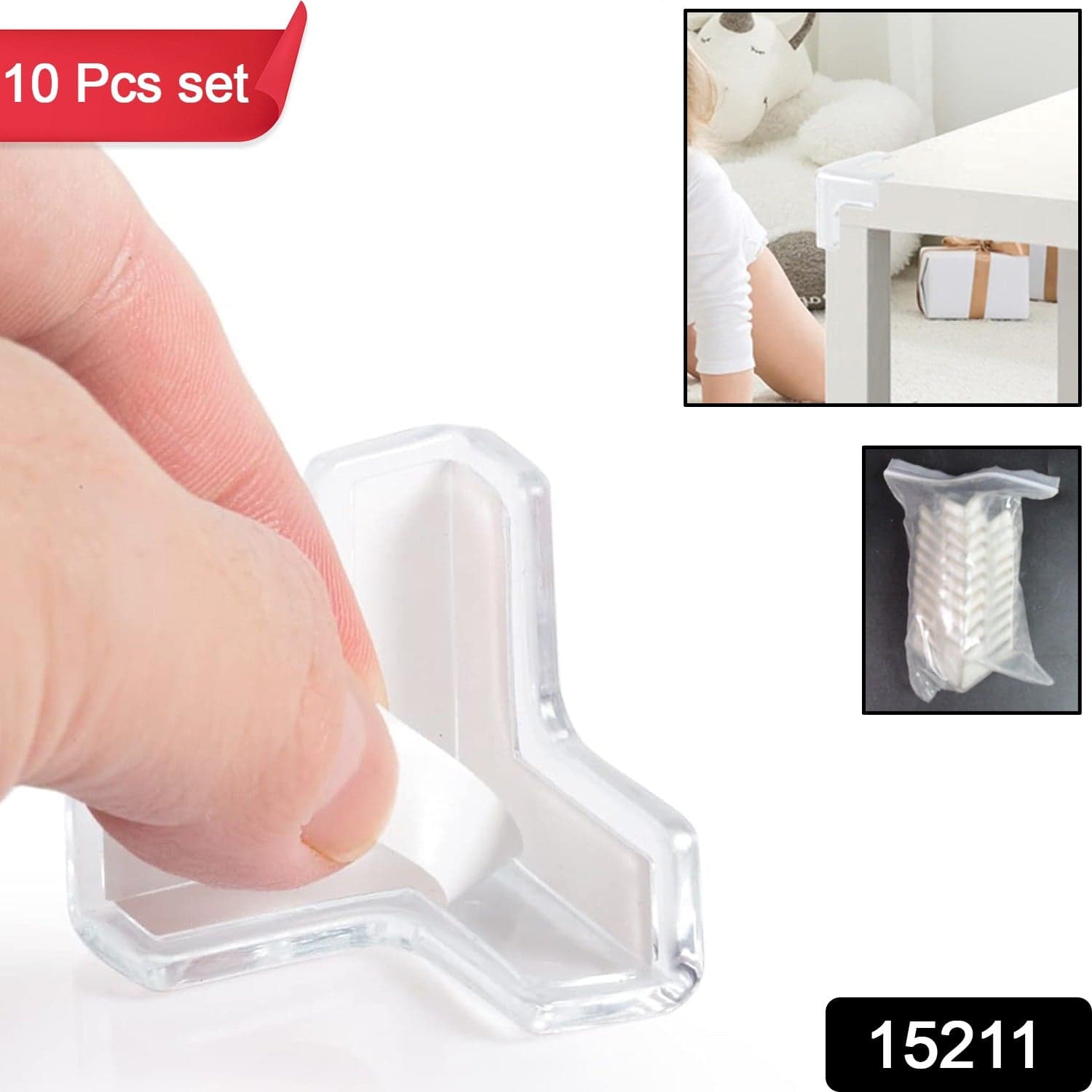 Corner Protector for Baby (10 Pcs Set / T Shape) thumbnail 2