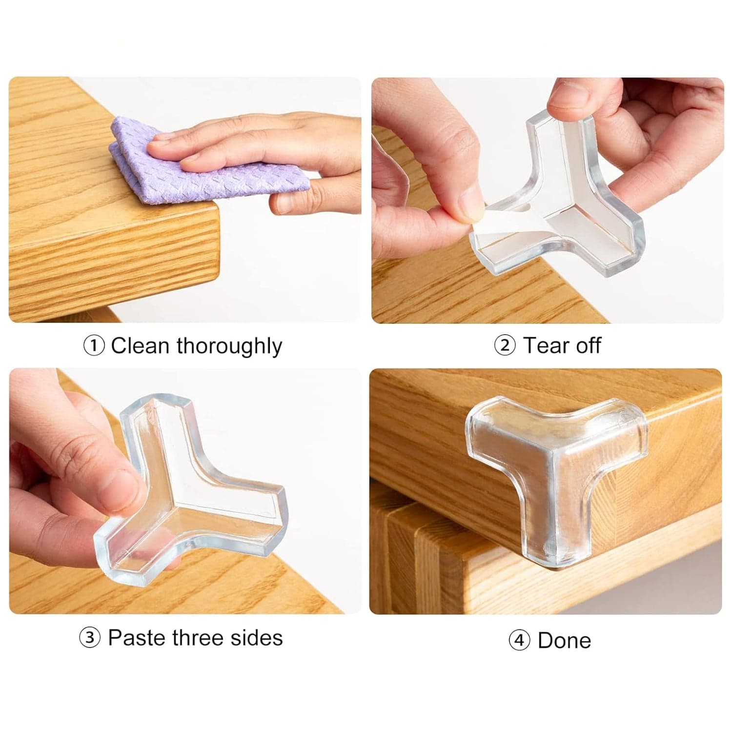 Corner Protector for Baby (10 Pcs Set / T Shape) thumbnail 4