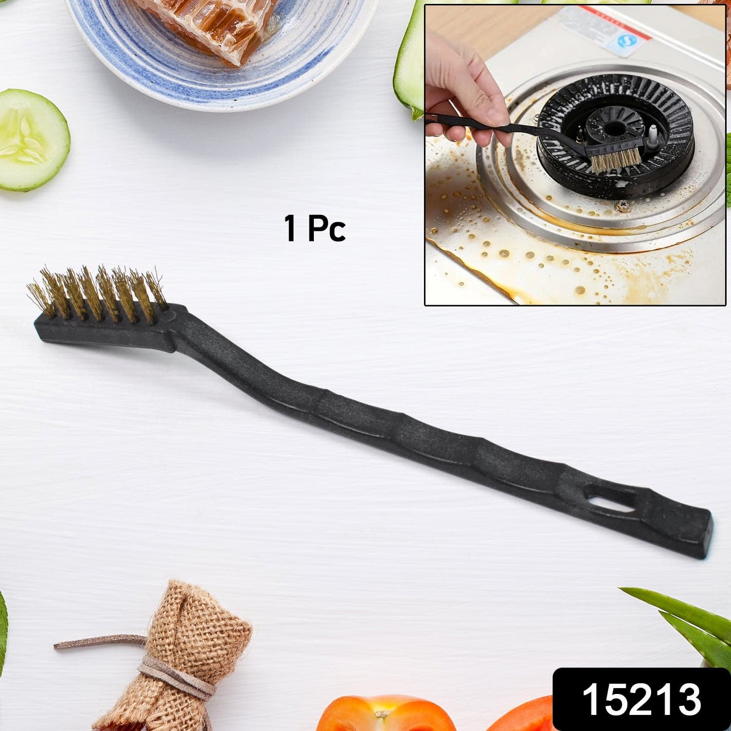 Mini Wire Brush, Brass Wire Brush (1 Pc) thumbnail 2