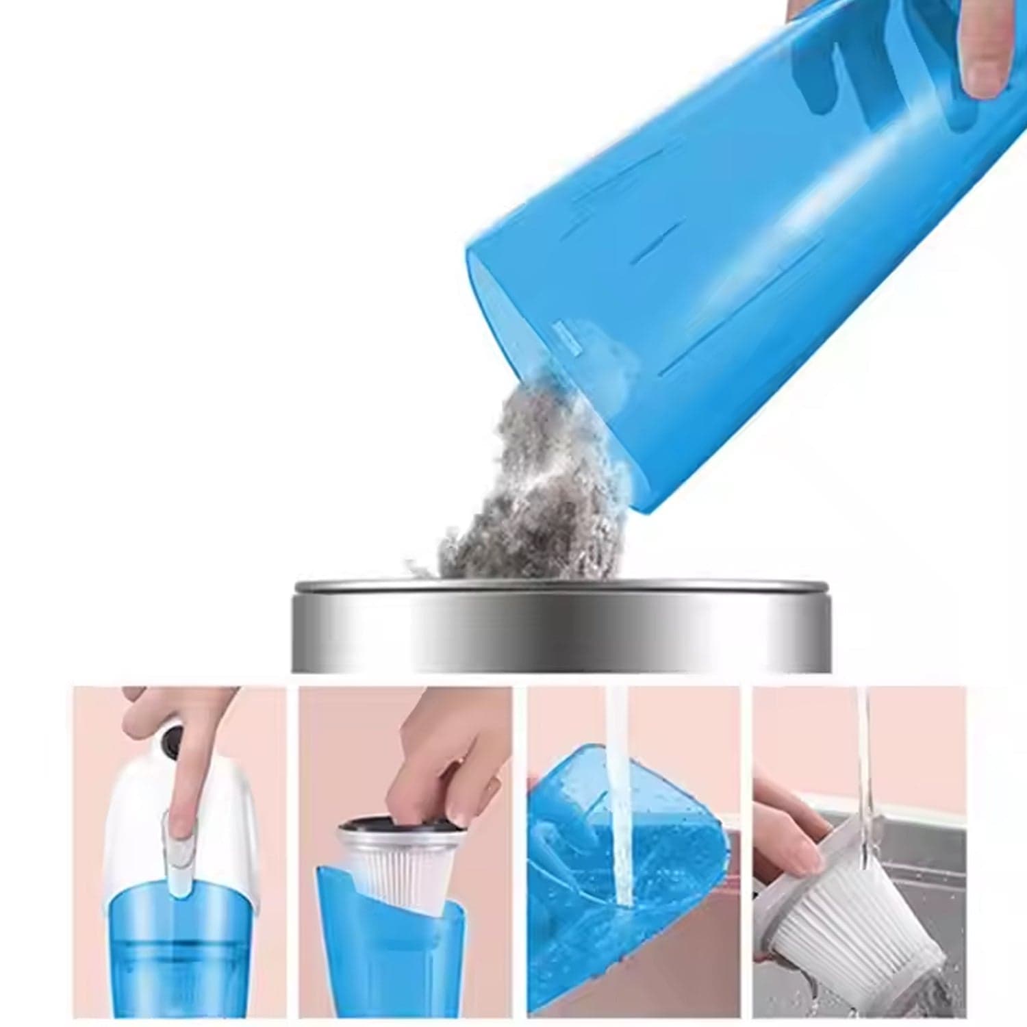 2 in 1 Household Vacuum Cleaner 1 Ltr. Large Capacity Dust Cup (1 Pc / 600W) thumbnail 6