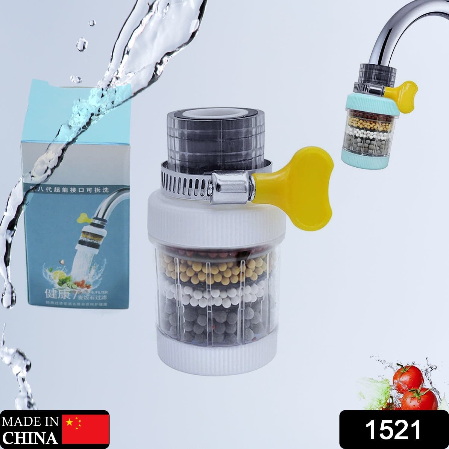 Kitchen Faucet Water Filter Tap Purifier - 4 Layer Activated Carbon for Clean Water thumbnail 2