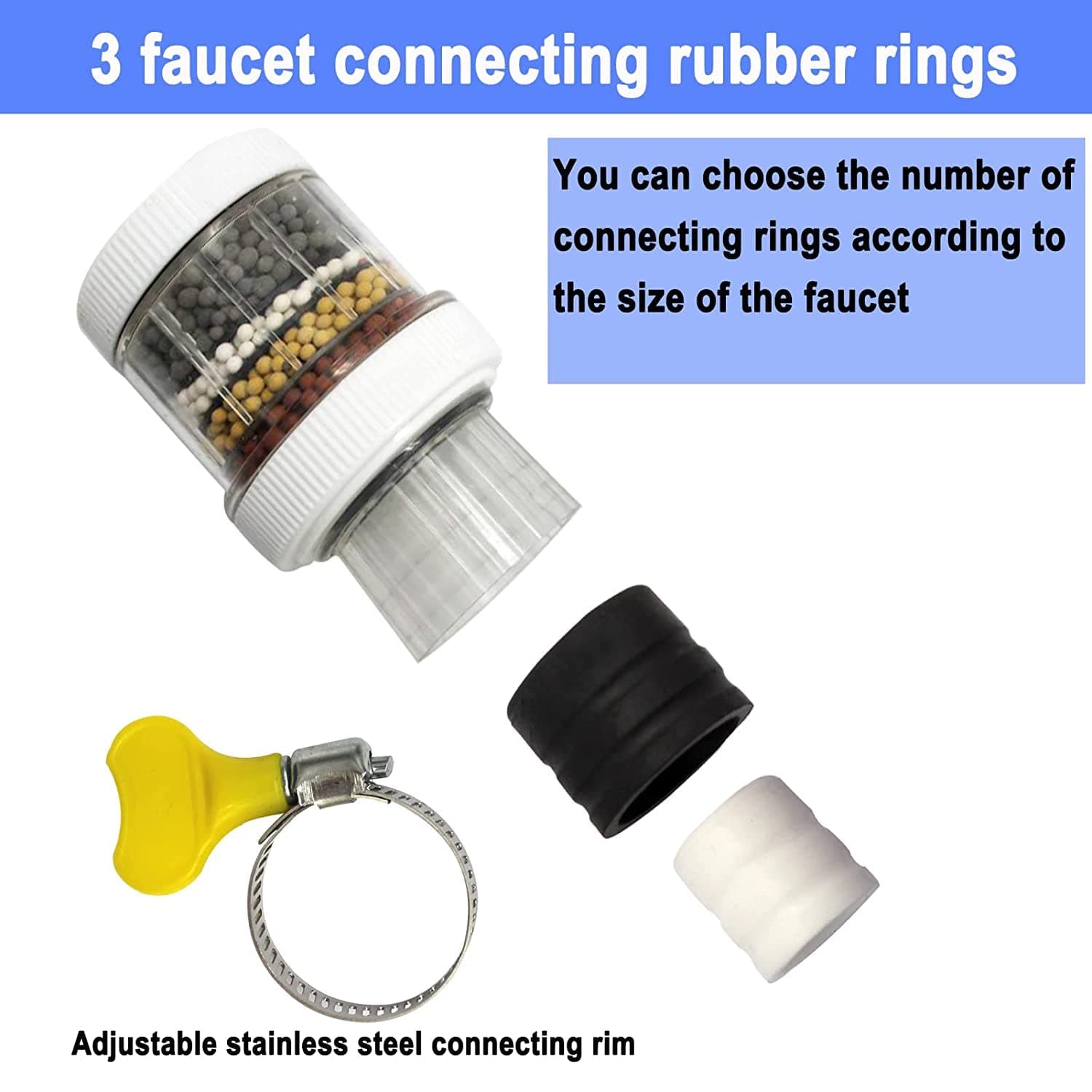 Kitchen Faucet Water Filter Tap Purifier - 4 Layer Activated Carbon for Clean Water thumbnail 5
