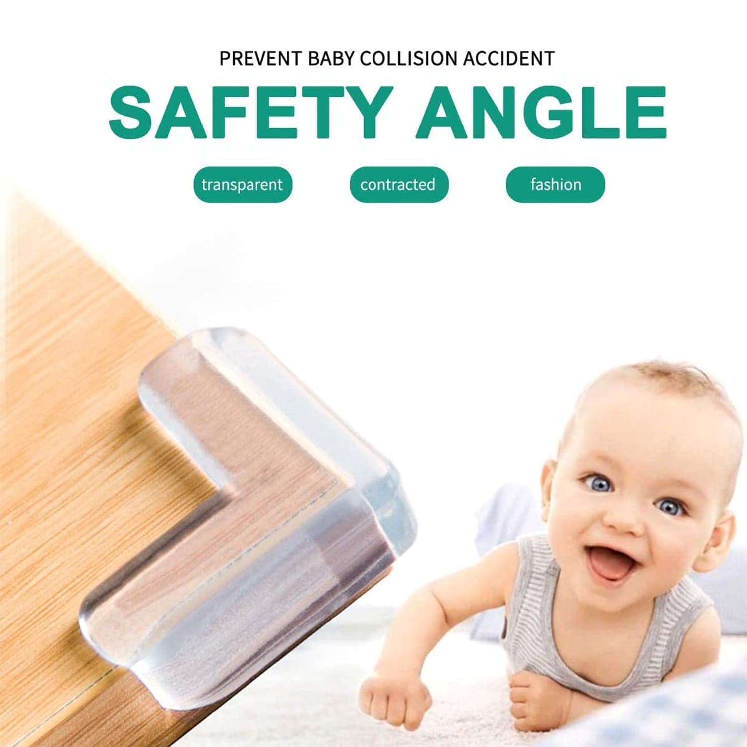Transparent Table Corner Protector (4 Pcs Set) thumbnail 5