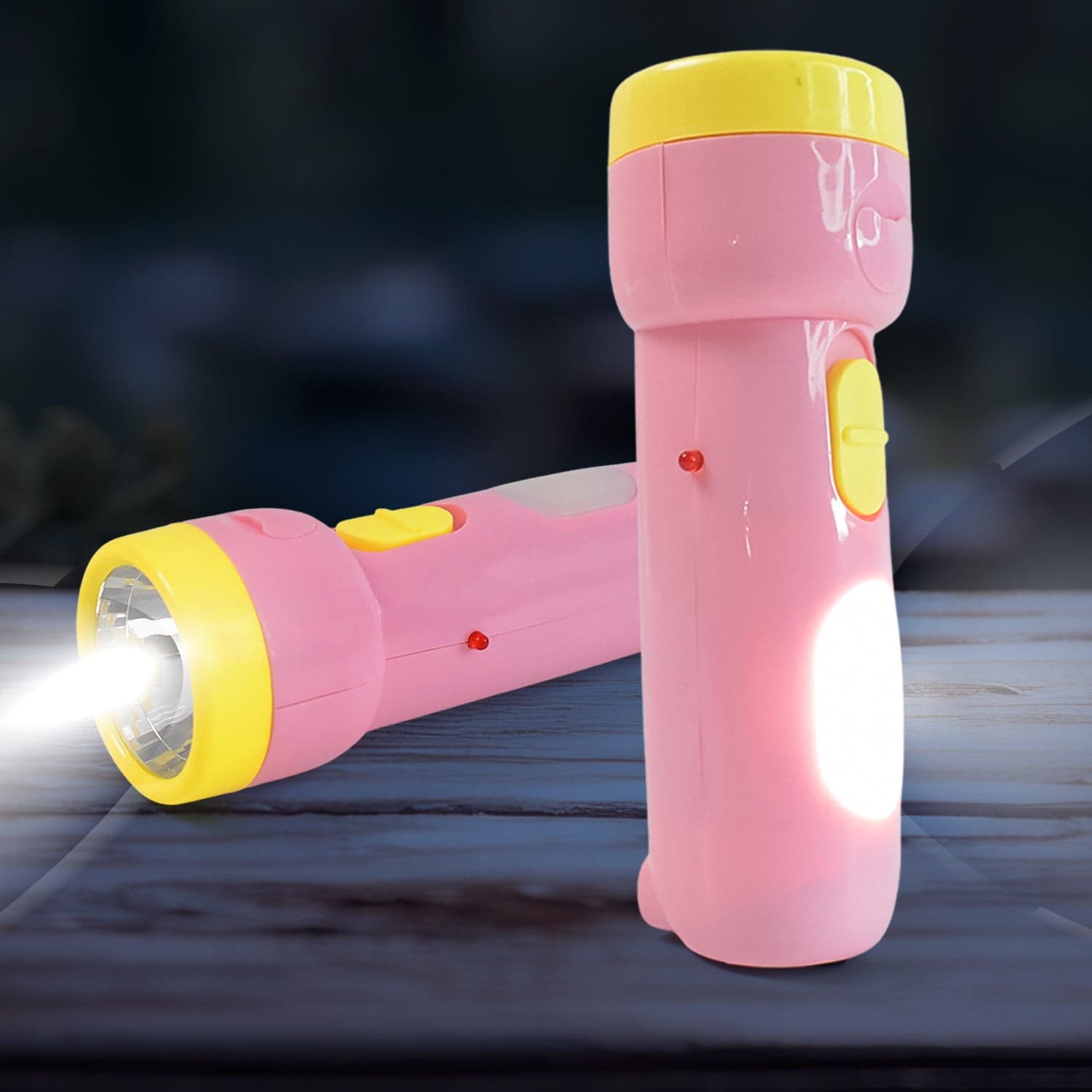 2-in-1 Rechargeable Small Handy LED Torchlight for Home, Outdoor, Tracking (1 Pc) thumbnail 1