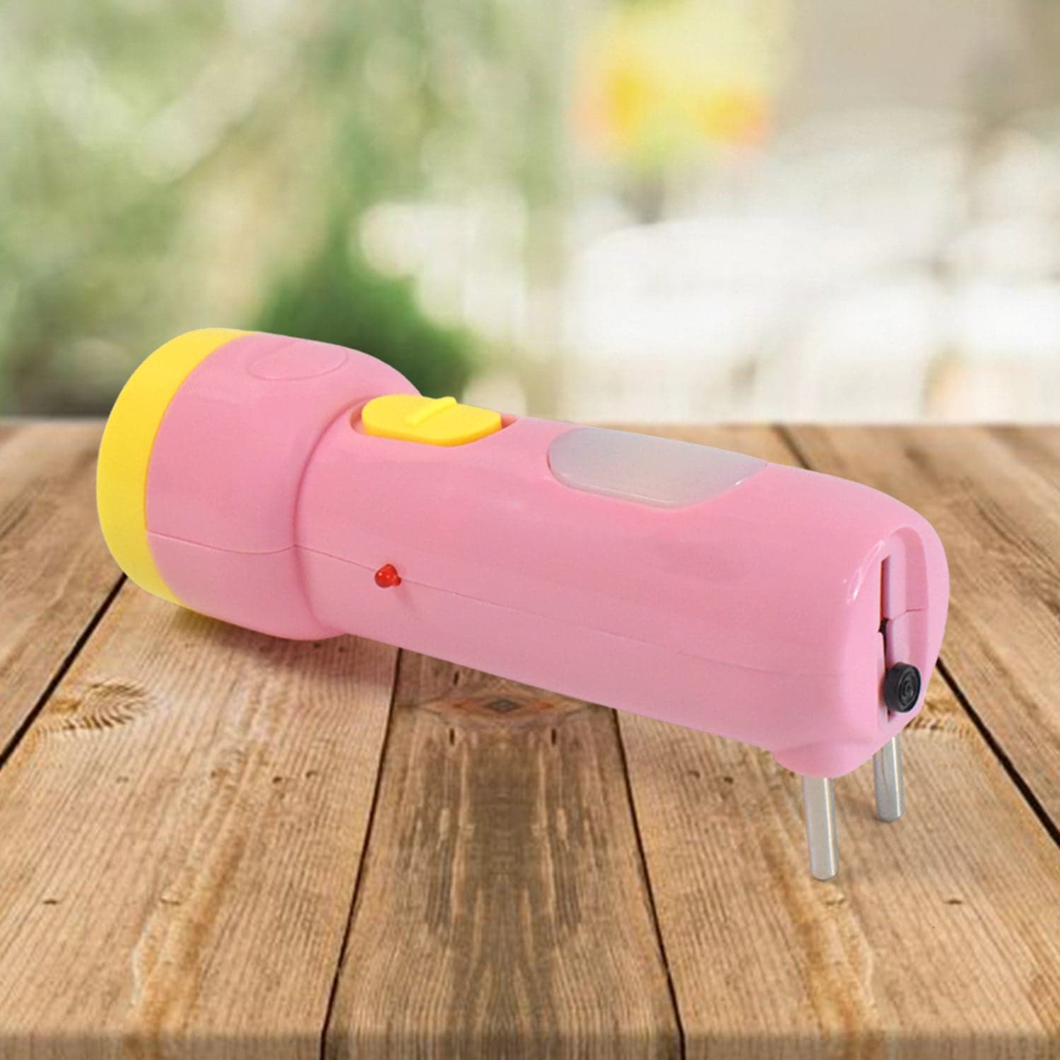 2-in-1 Rechargeable Small Handy LED Torchlight for Home, Outdoor, Tracking (1 Pc) thumbnail 5