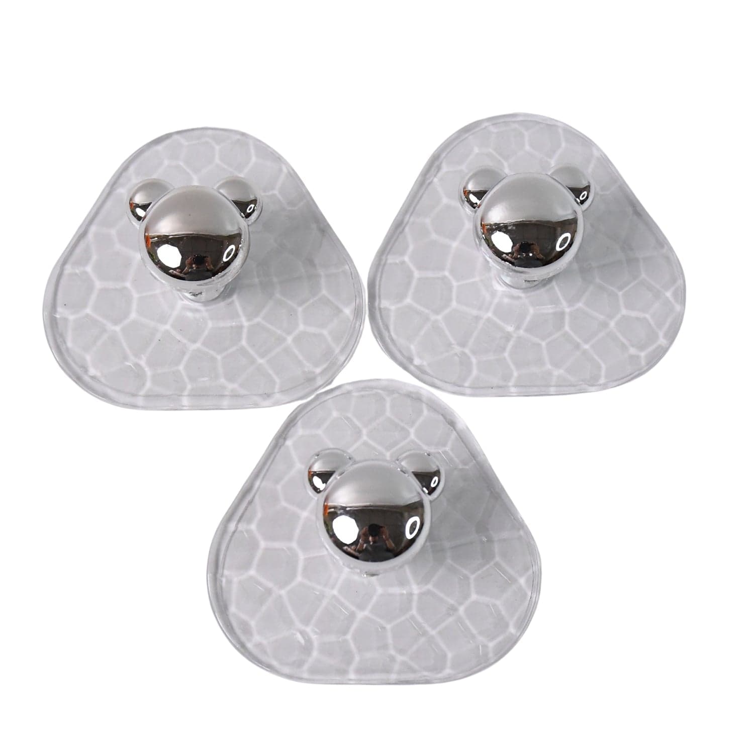 All-Plastic Adhesive Wall Hooks - Strong, No Damage, Easy to Install (3 Pc Set) thumbnail 5