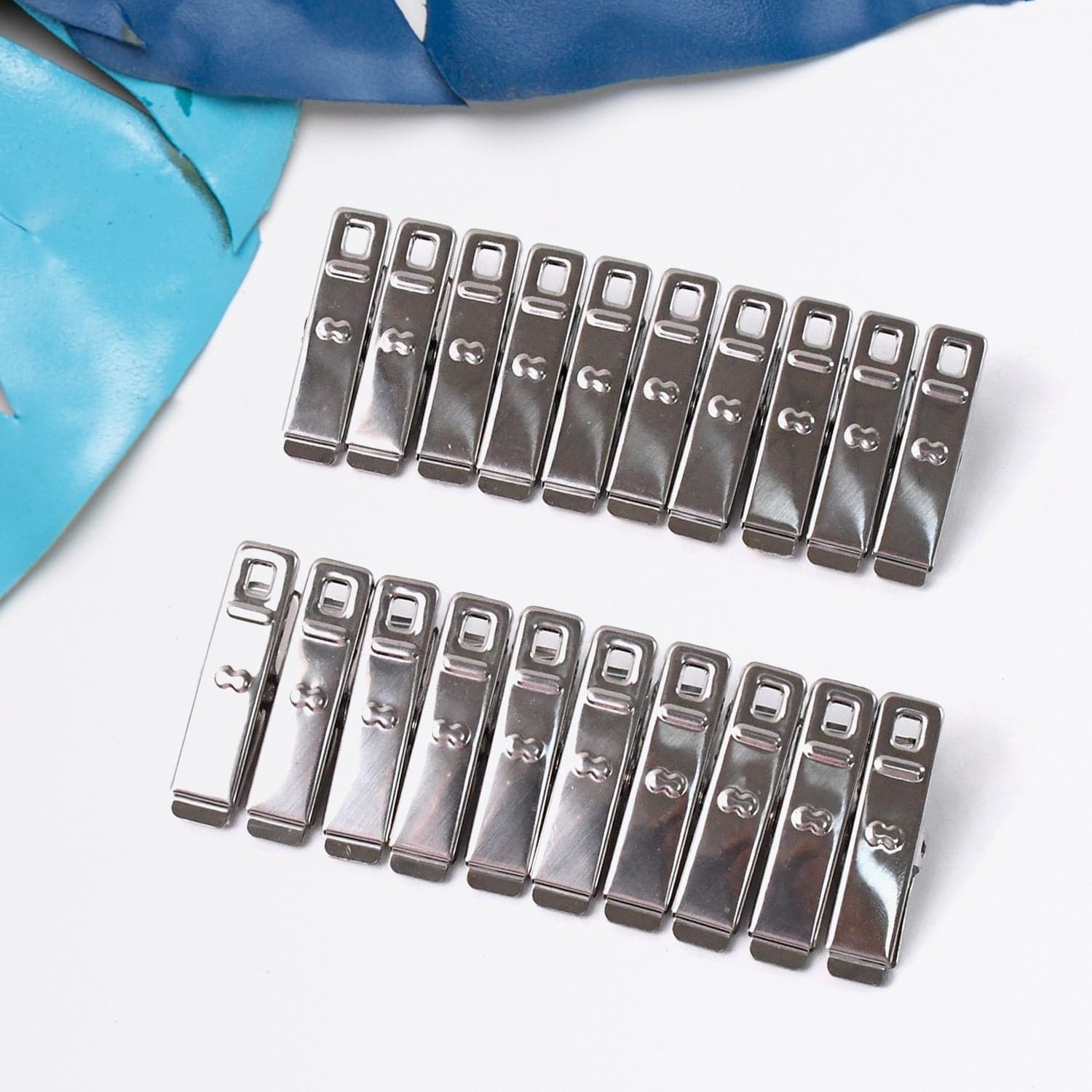 Cloth Drying Pins Stainless Steel Cloth Clips (20 Pcs Set) thumbnail 6