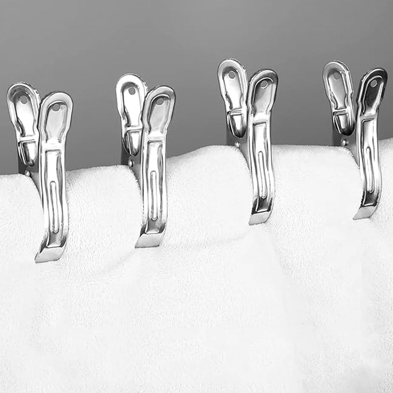 Stainless Steel Clothes pins Beach Towel Clips (10 Pcs Set) thumbnail 1
