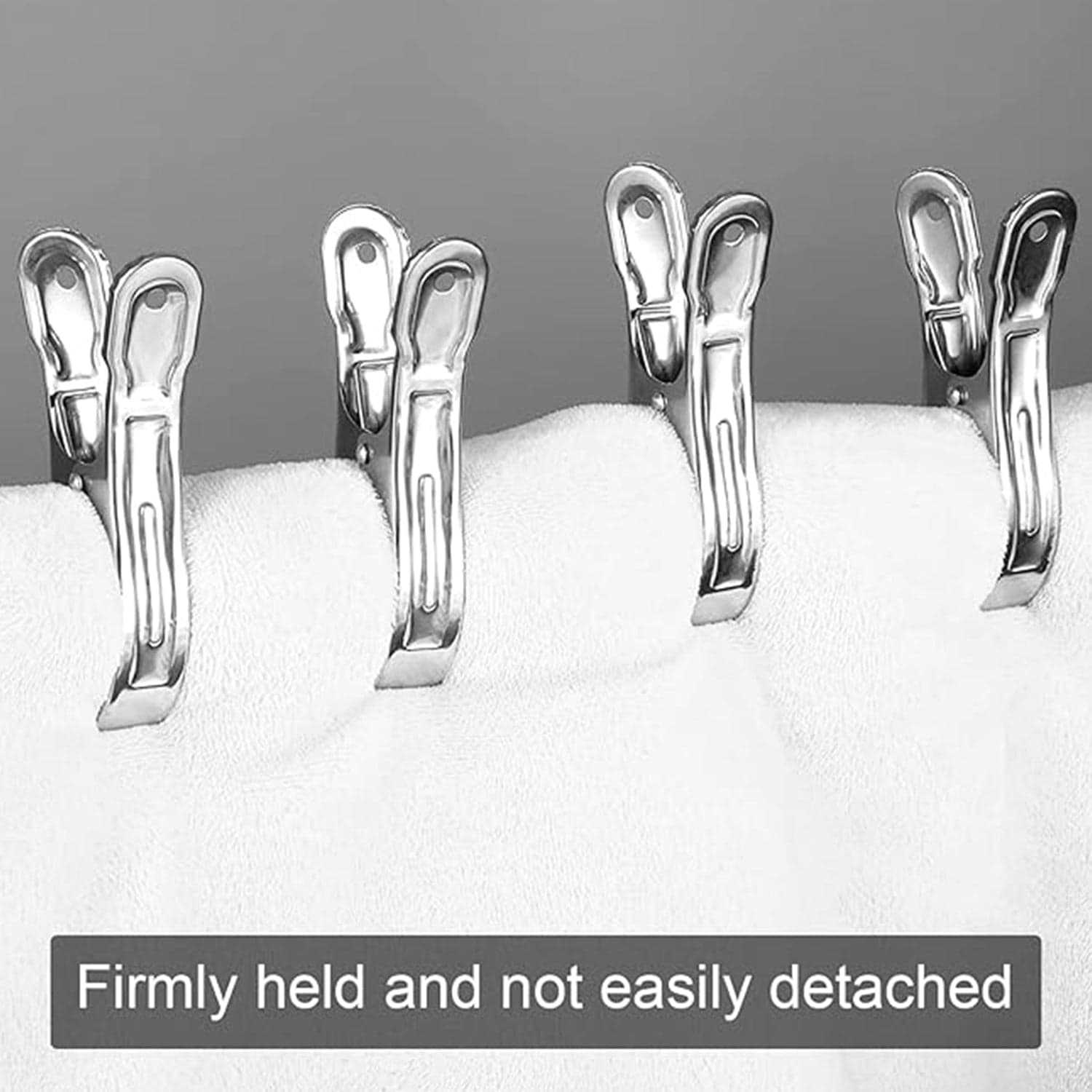 Stainless Steel Clothes pins Beach Towel Clips (10 Pcs Set) thumbnail 4