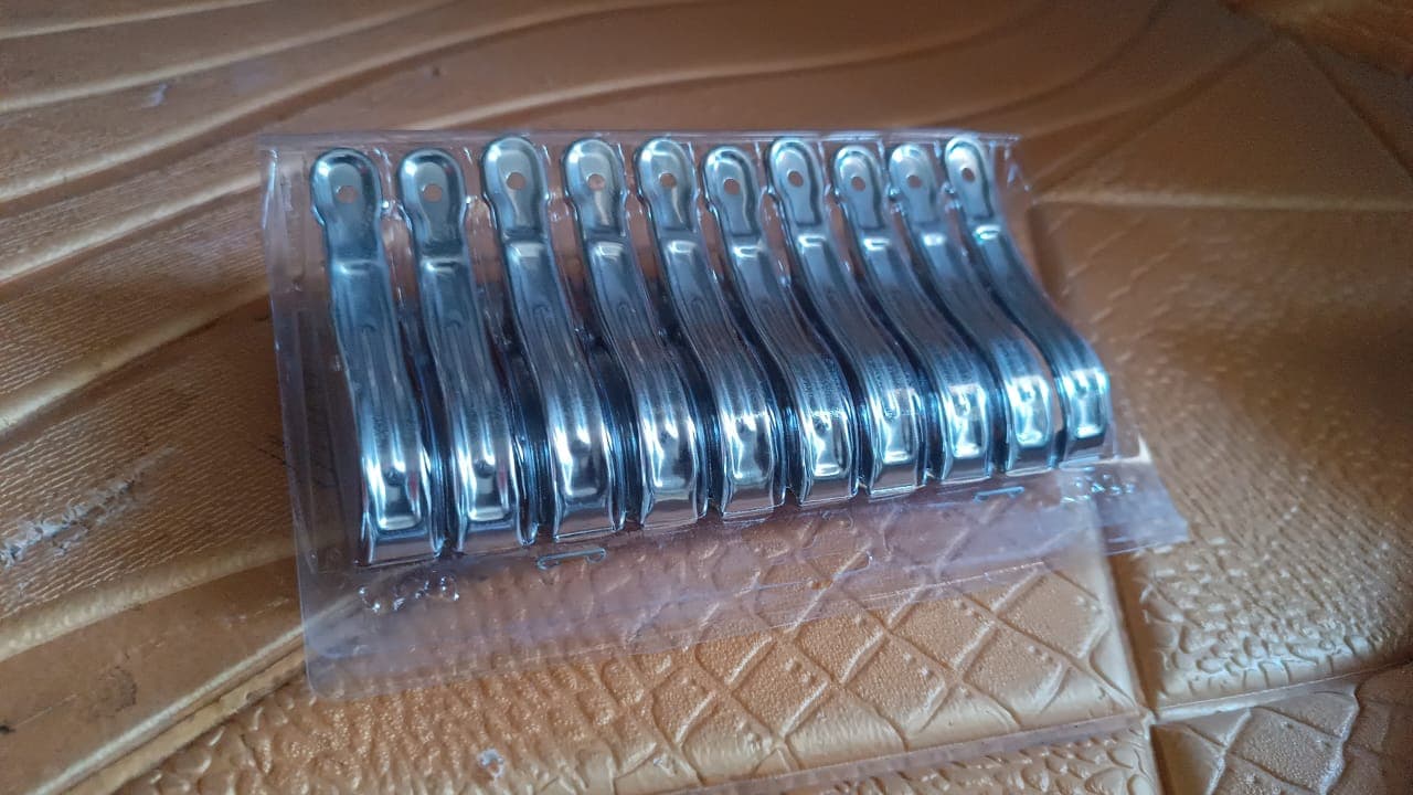 Stainless Steel Clothes pins Beach Towel Clips (10 Pcs Set) thumbnail 9