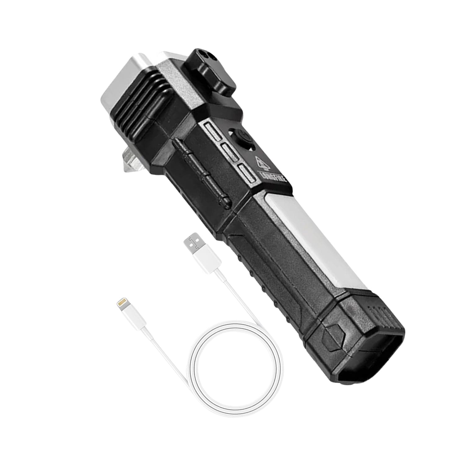 Portable 3W Rechargeable Torch Led Flashlight Long Distance Beam Range thumbnail 2