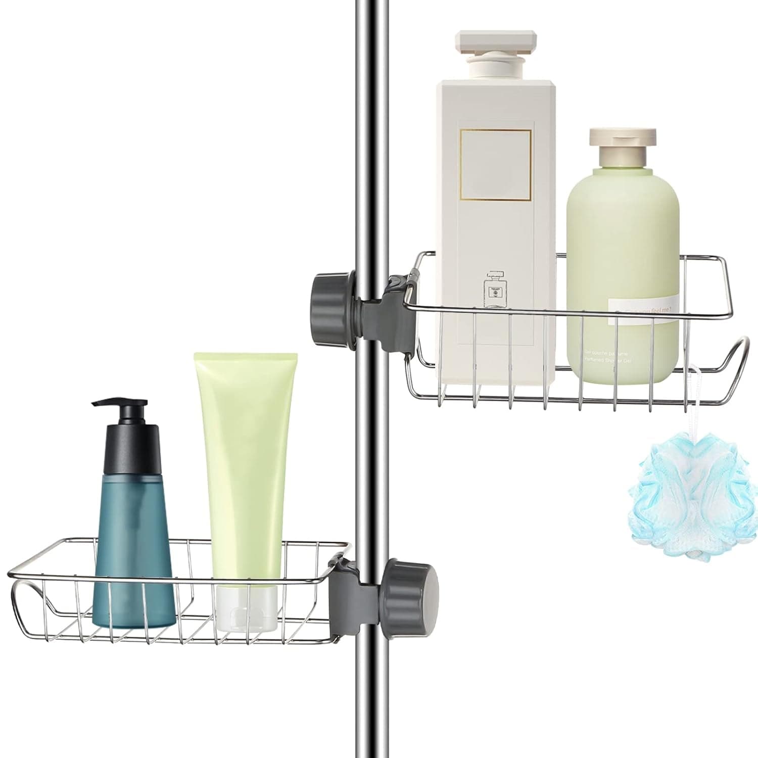Soap, Sponge Holder, Stainless Steel Sink, Caddy Organizer (1 Pc) thumbnail 6