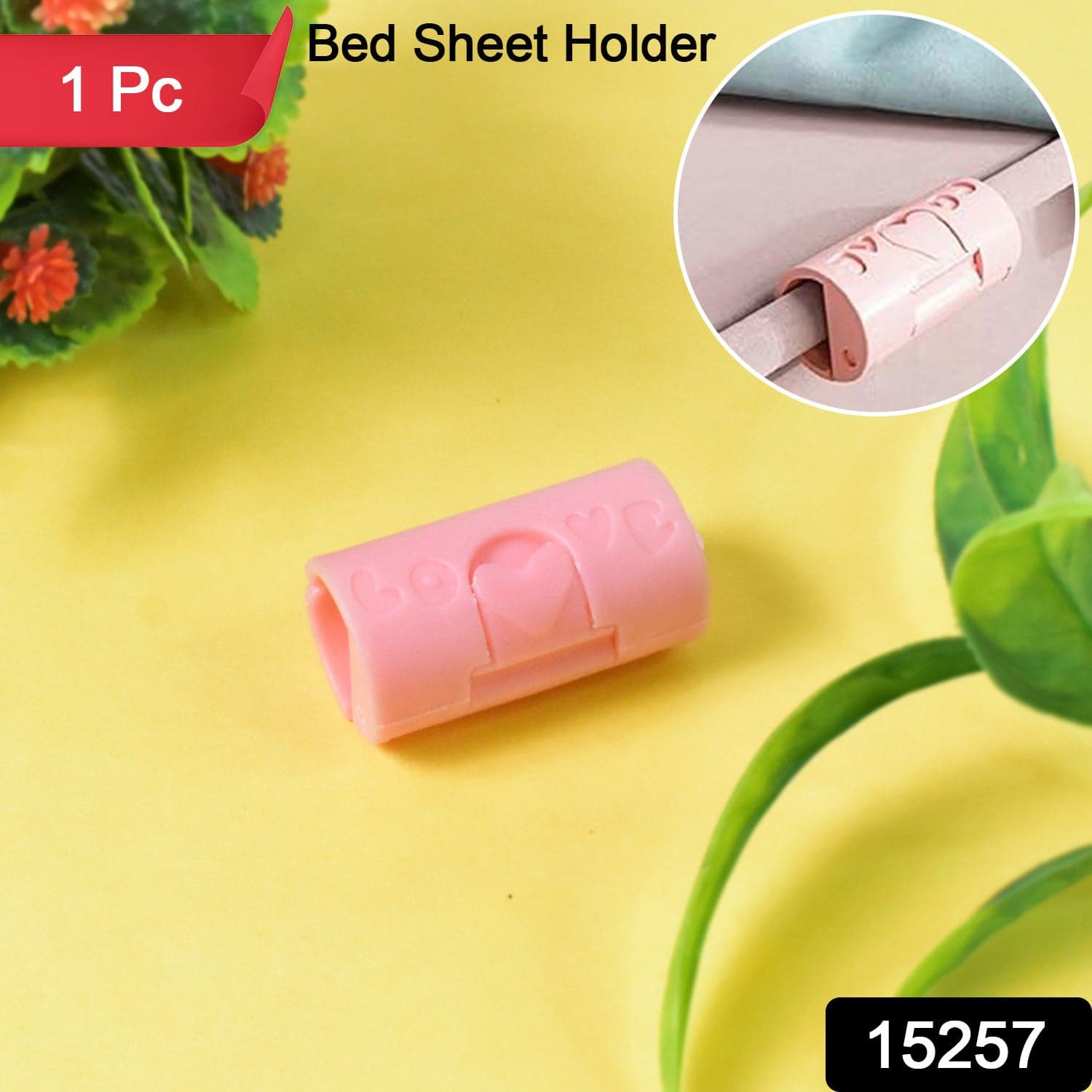 Bed Sheet Clips, Elastic Fitted Quilt Bed Sheet Holder (1 Pc) thumbnail 2