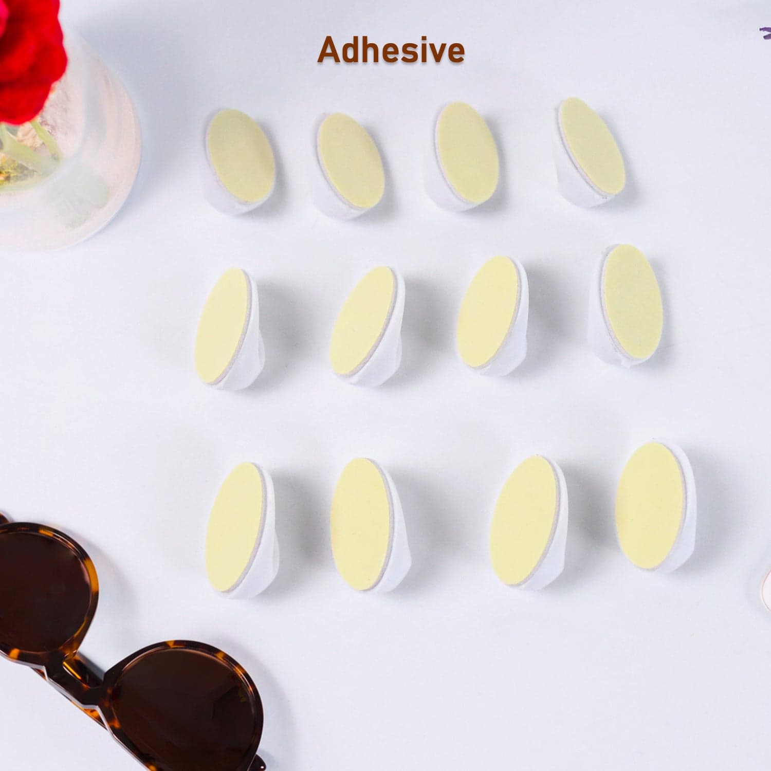 Earth Star Self Adhesive Plastic Wall Hook (12 Pc) thumbnail 4