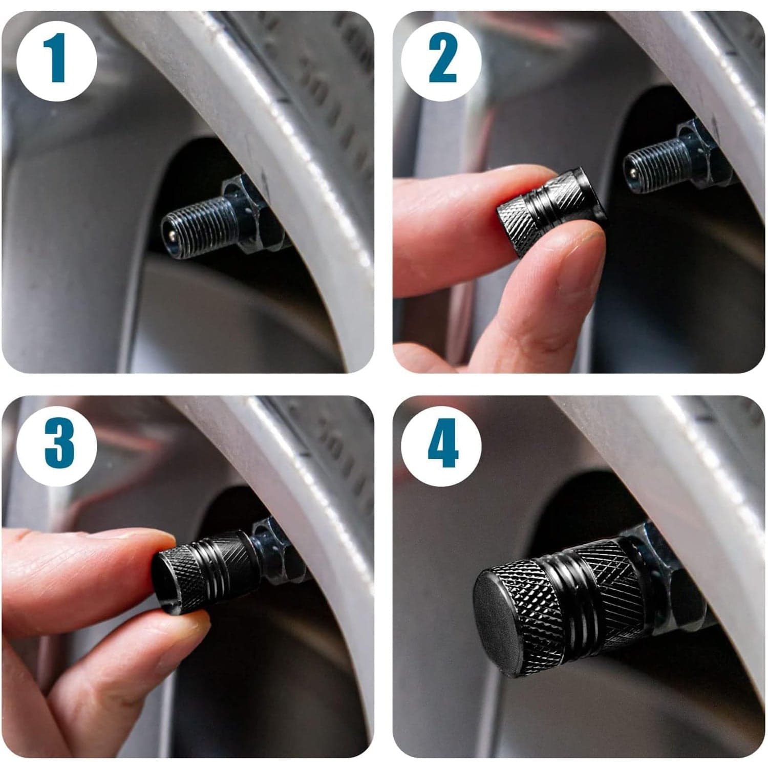 Tire Valve Stem Caps Fit for Genesis Cars thumbnail 5