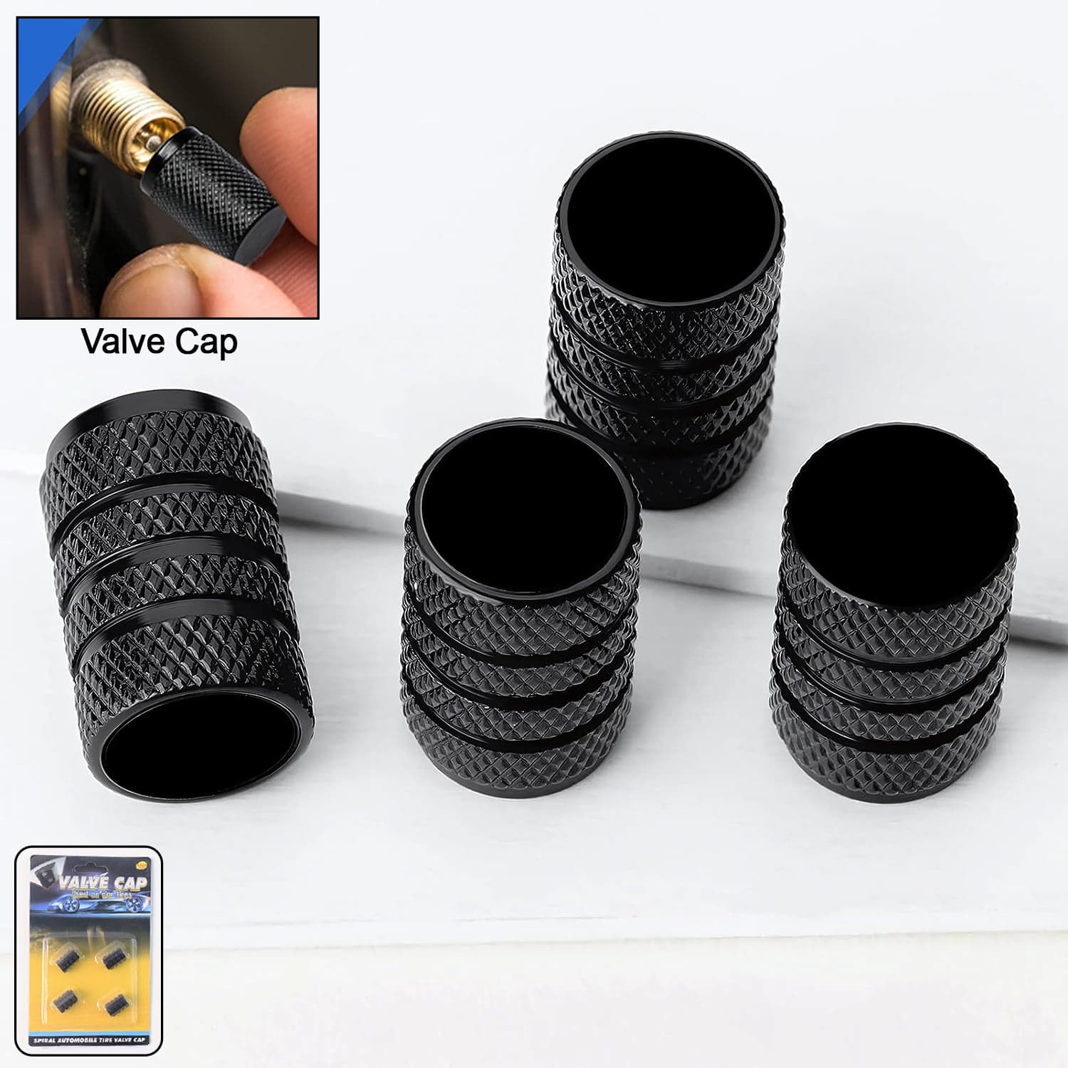 Tire Valve Stem Caps Fit for Genesis Cars thumbnail 6