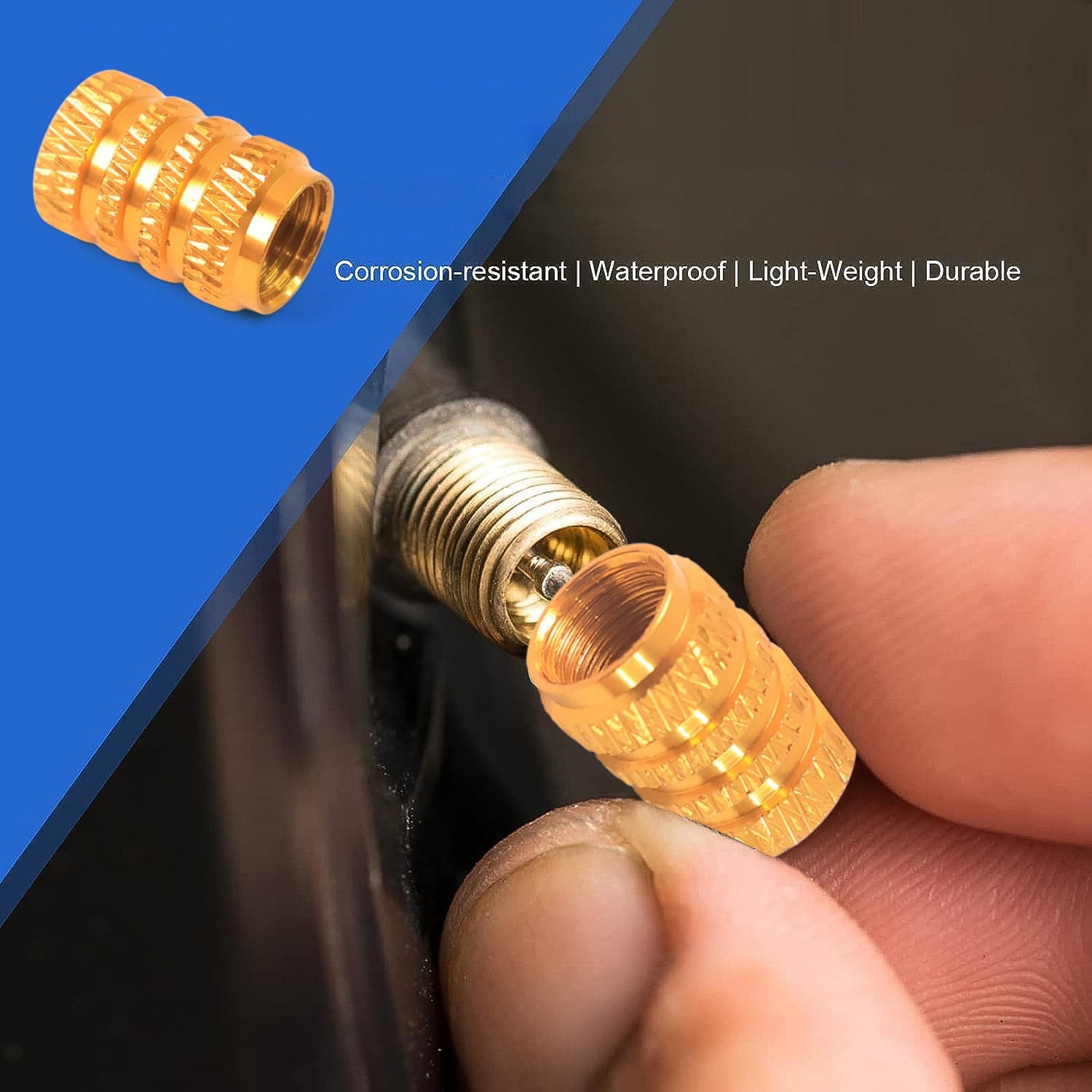 Tire Valve Stem Caps Fit for Genesis Cars thumbnail 8