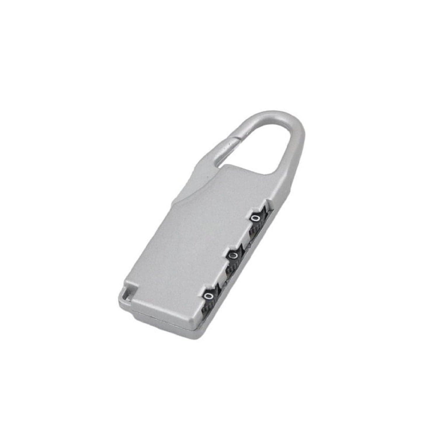 Silver Tone Motorcycle Bike Helmet Lock thumbnail 6