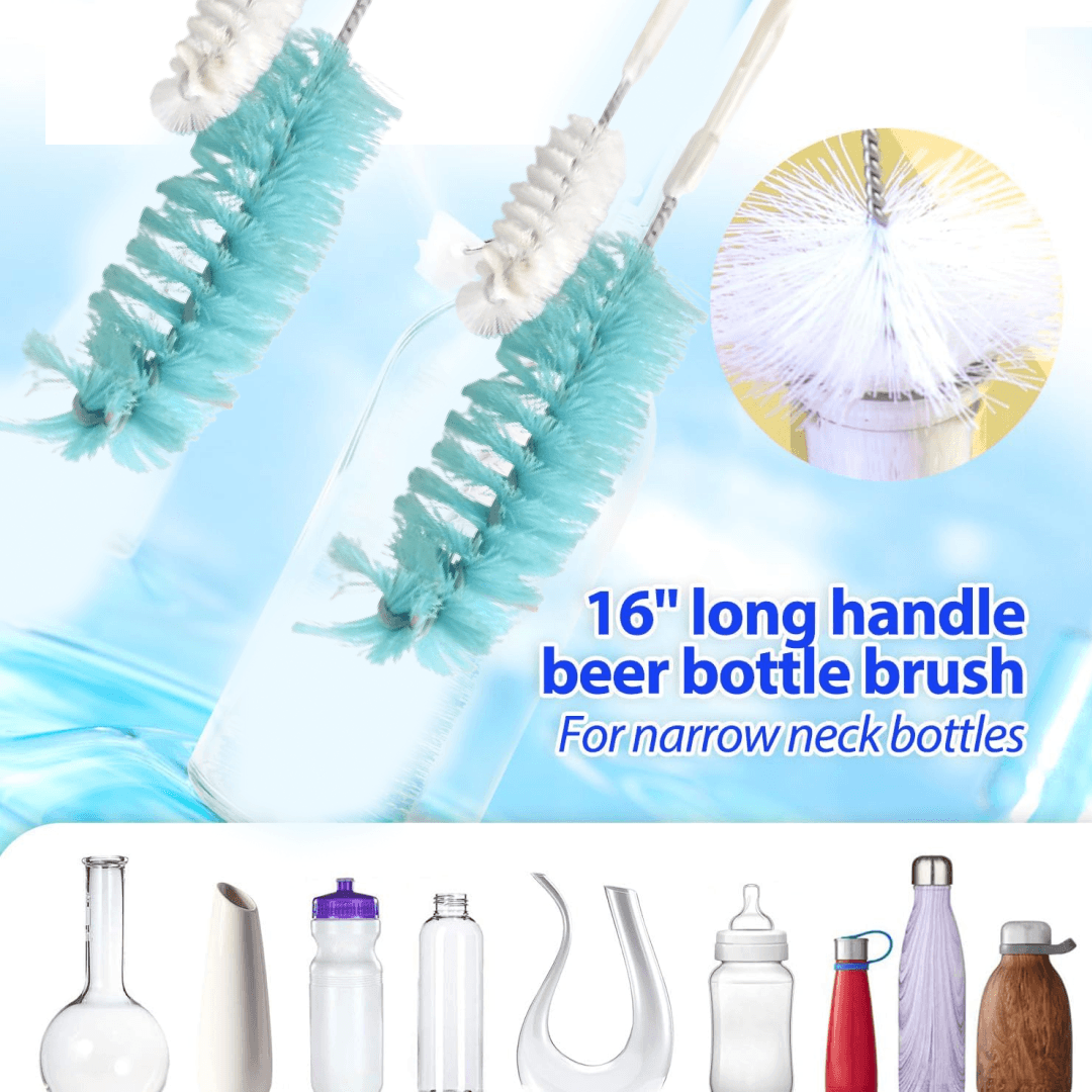 Bottle Cleaning Brush – Long Handle for Jars & Bottles | Pro Clean thumbnail 4