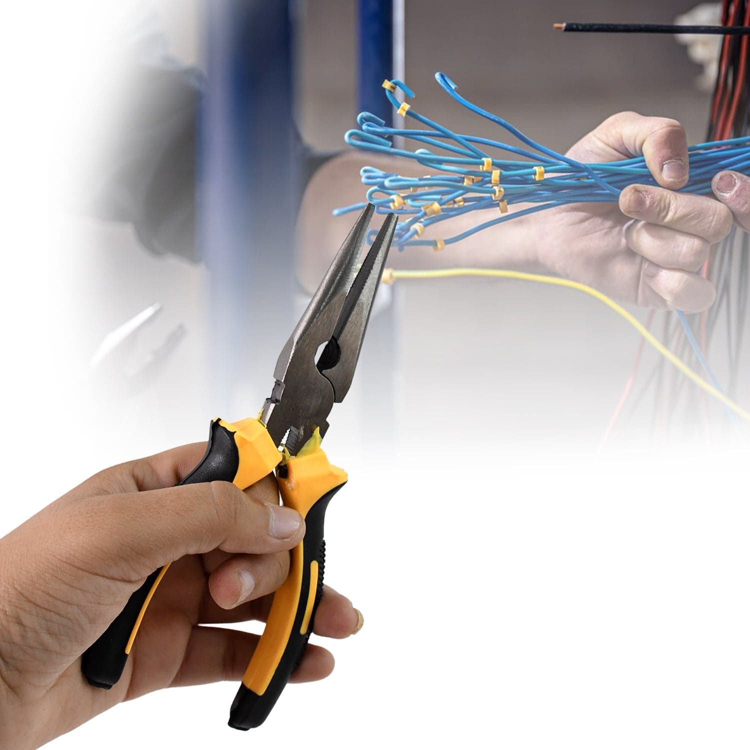 Long Flat Mouth Nose Pliers Kit thumbnail 2