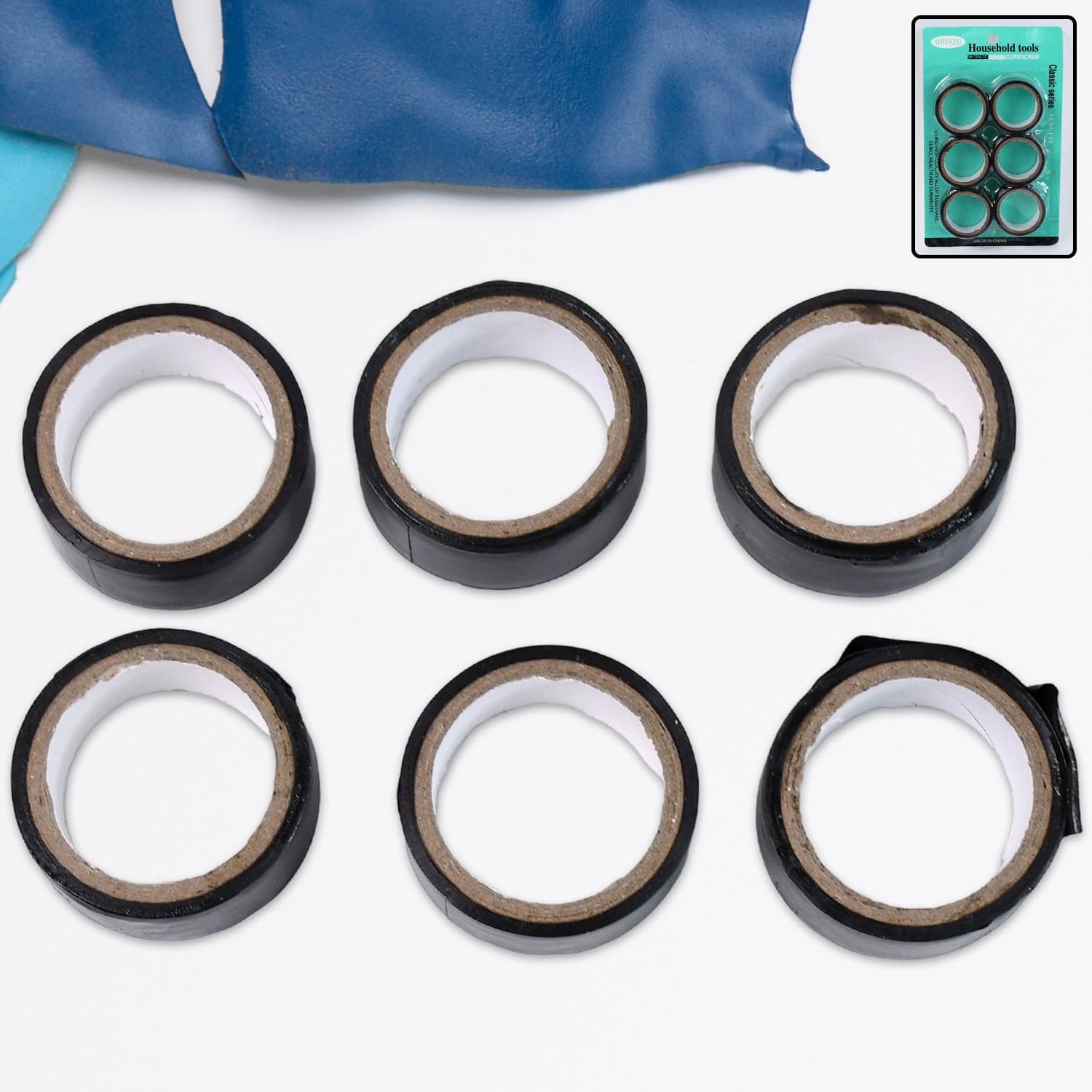 General Electrical Tape, All purpose PVC electrical tape (6 Pcs Set) thumbnail 3