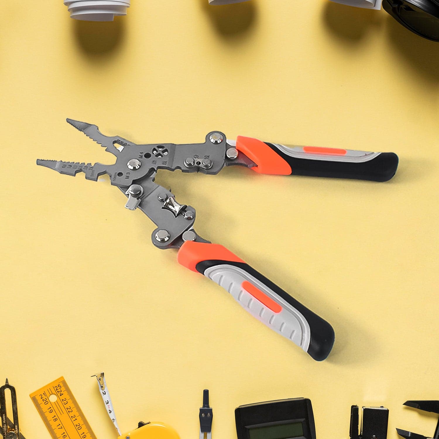 8 in 1 Wire Stripper Pliers, Soft Grip thumbnail 5