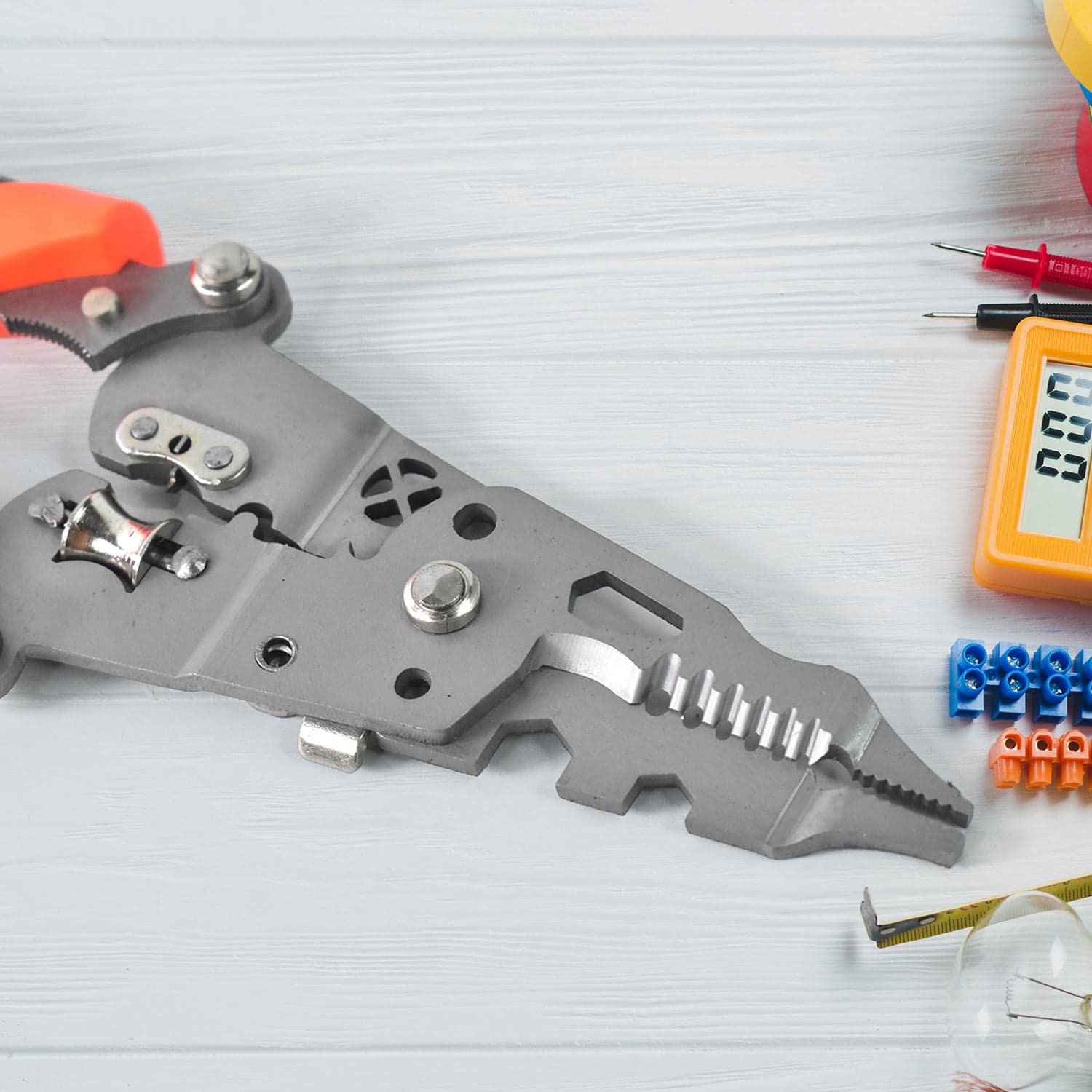8 in 1 Wire Stripper Pliers, Soft Grip thumbnail 8