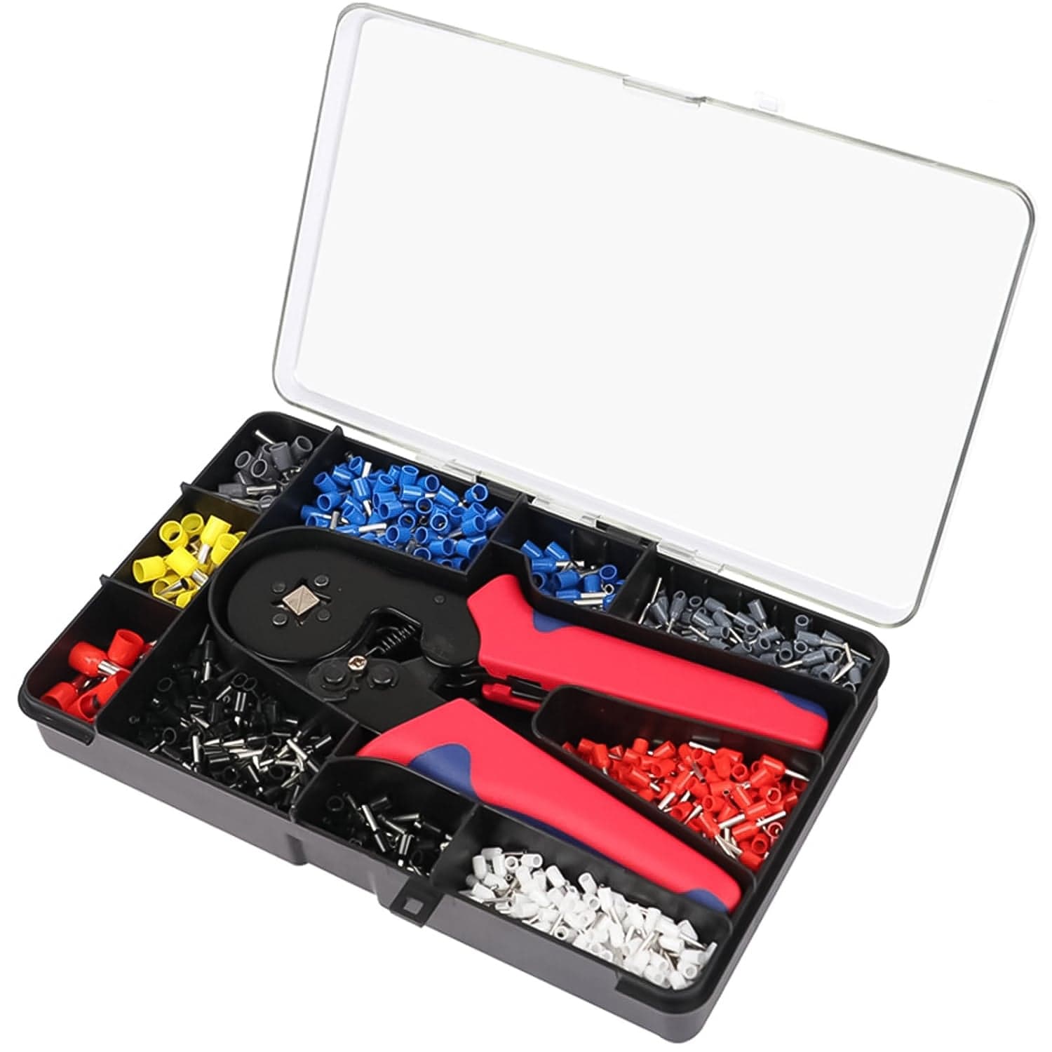 Wire Ferrule Kit with 1200PCS Wire End Ferrules & Crimper Plier thumbnail 5