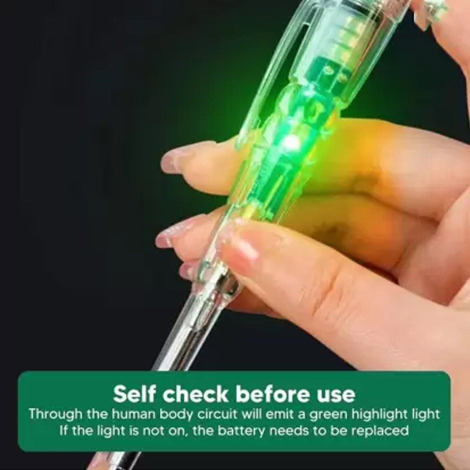 Electrical Detector Slotted Screwdriver With Small Batteries (1 Pc) thumbnail 7