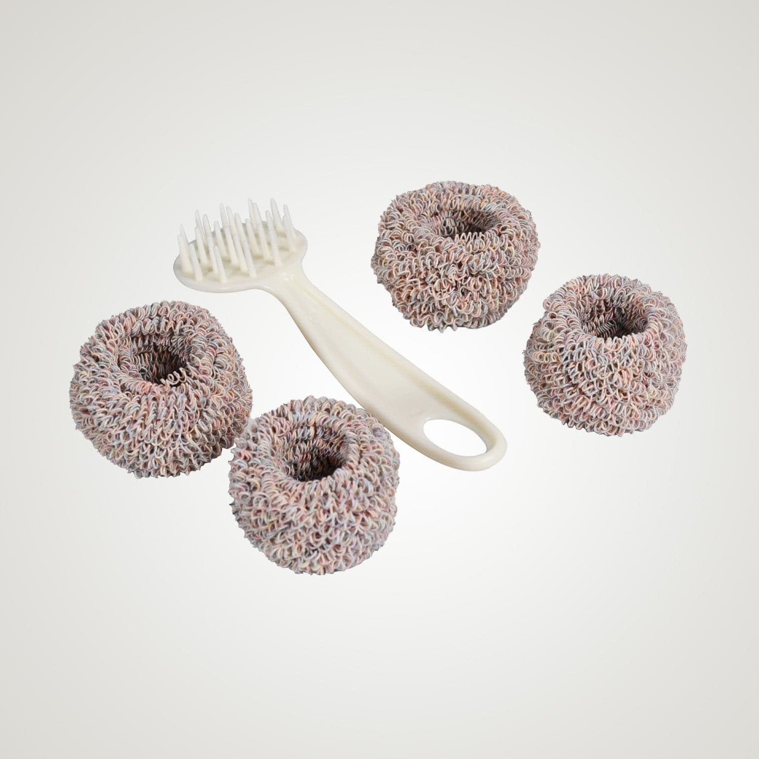 Handle Pot Dishwashing Kitchen Household Long-Handled Washing Pot Dishwashing Decontamination Cleaning Brush With Extra Brush Head thumbnail 8