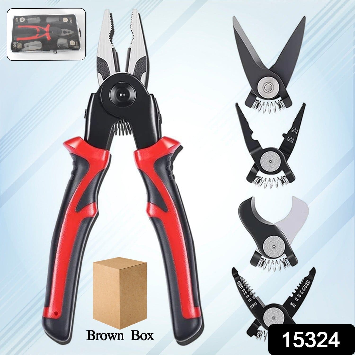 5 in 1 Wire Stripper Pliers Set thumbnail 2