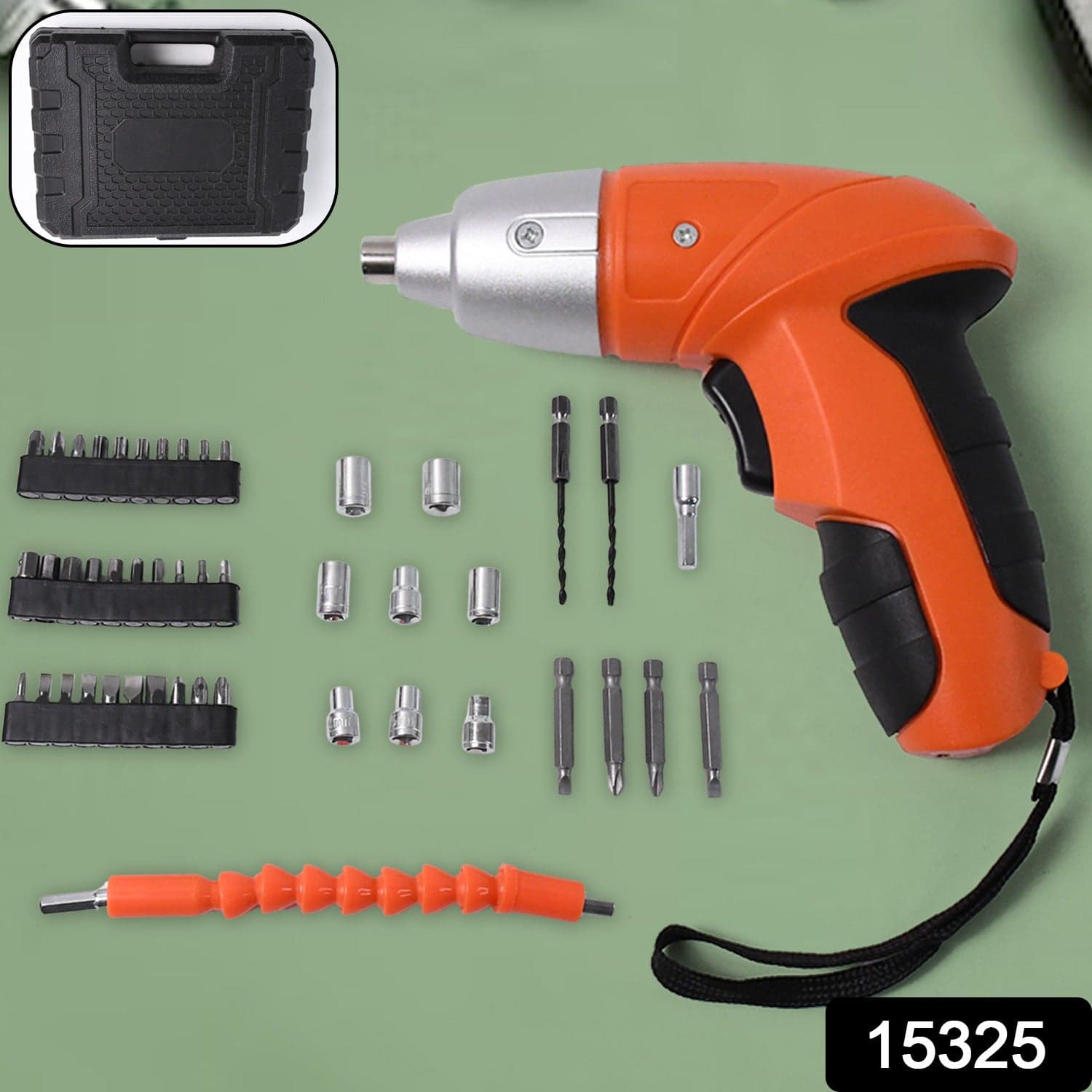 Portable Electric Screwdriver Set with 45 Bits (1 Set) thumbnail 2