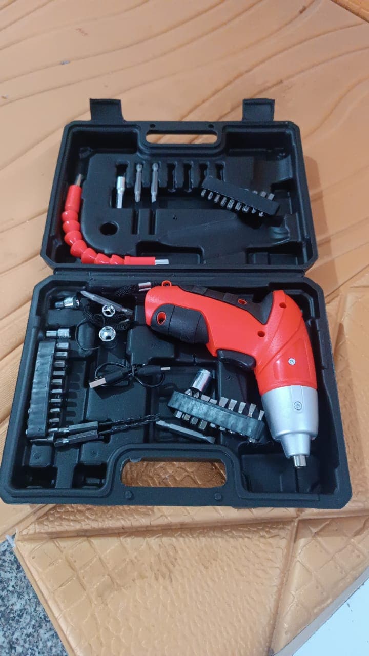Portable Electric Screwdriver Set with 45 Bits (1 Set) thumbnail 7