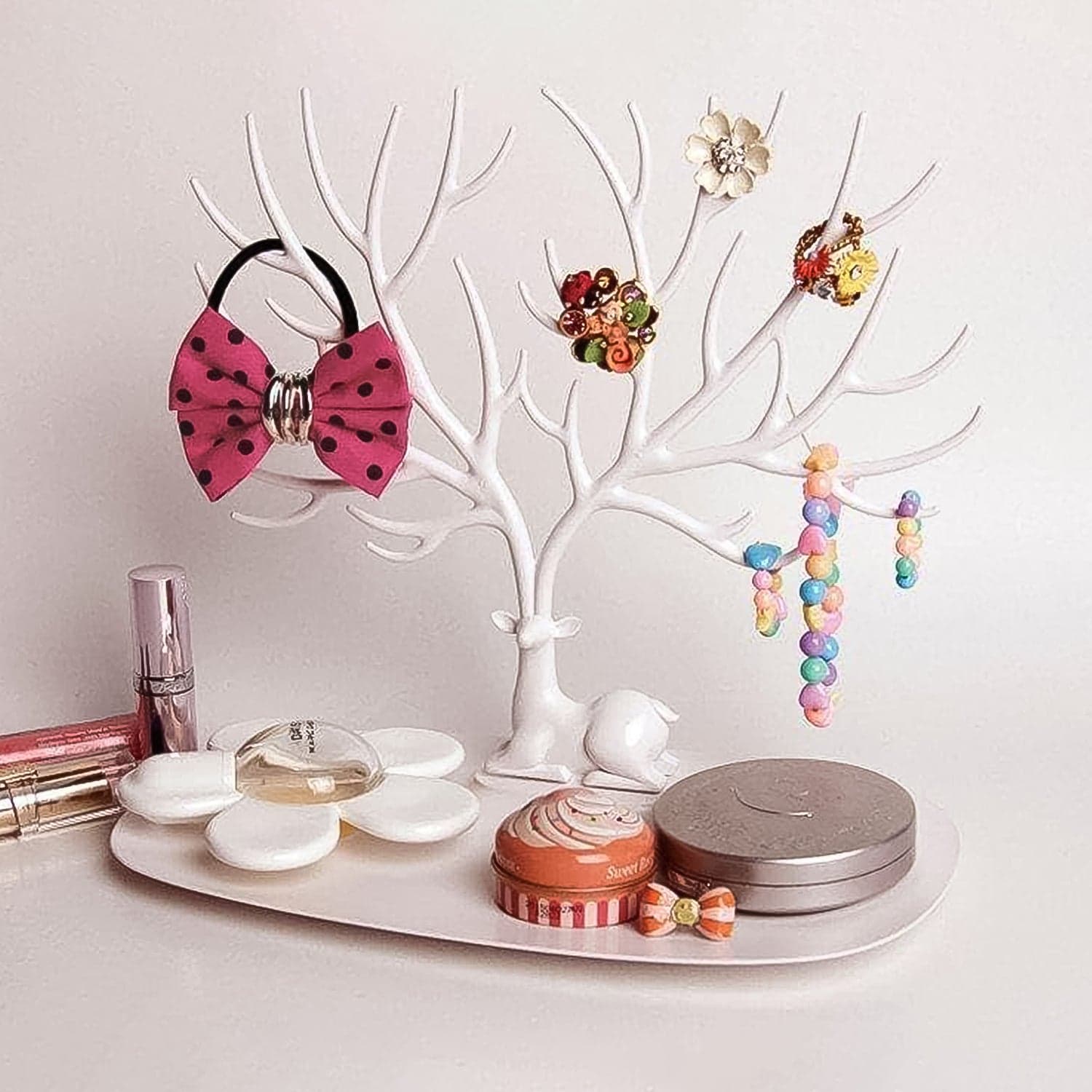 Deer Antlers Jewellery Holder Deer Tree Jewellery Tower Stand (1 Pc) thumbnail 6