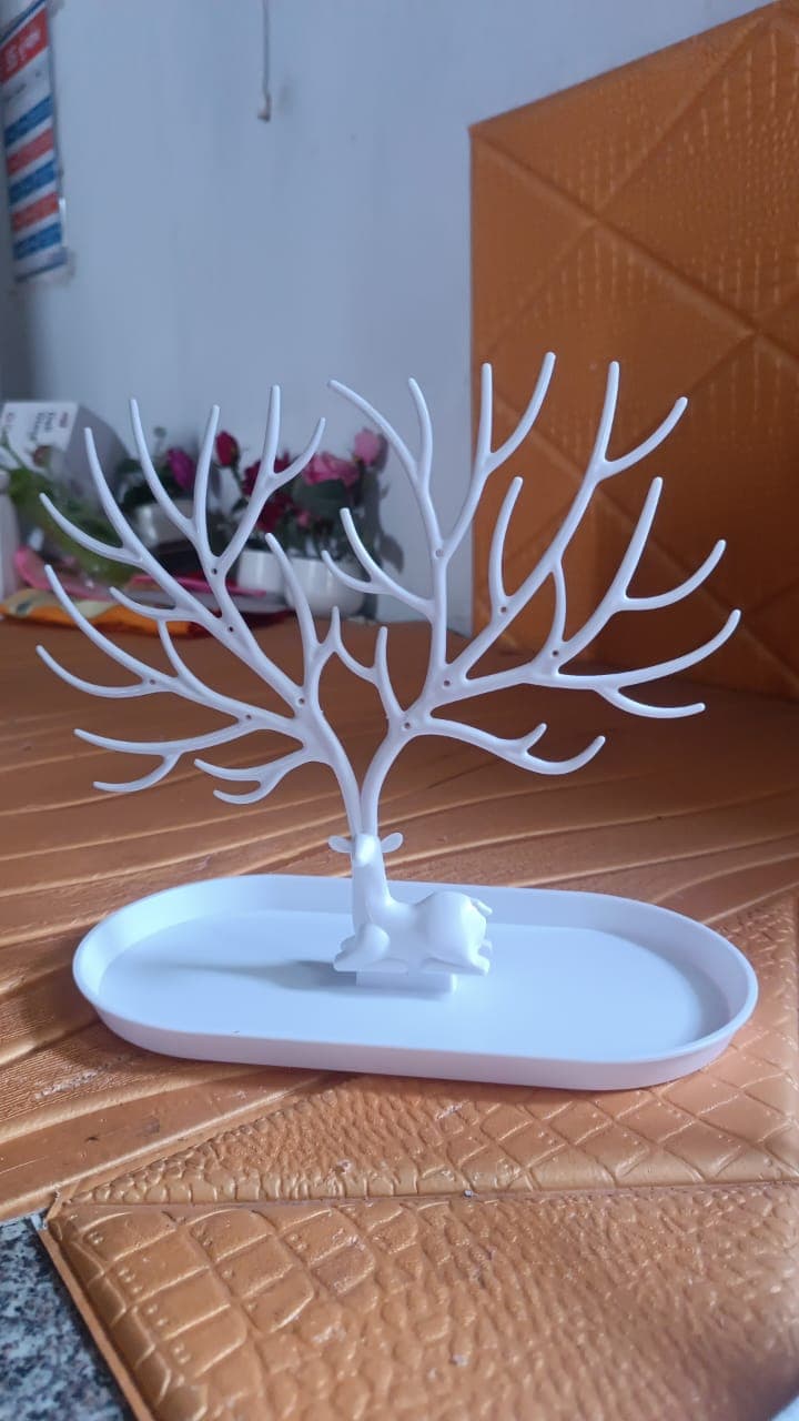 Deer Antlers Jewellery Holder Deer Tree Jewellery Tower Stand (1 Pc) thumbnail 7