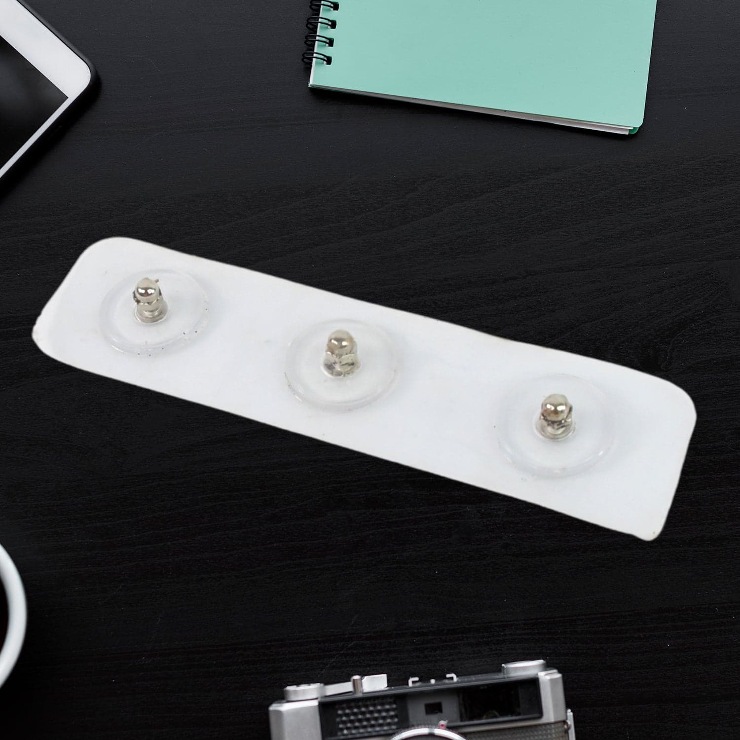 Adhesive Nails Wall Hooks (Screw Sticker / 3 Hook / 1 Pc / B Grade) thumbnail 6