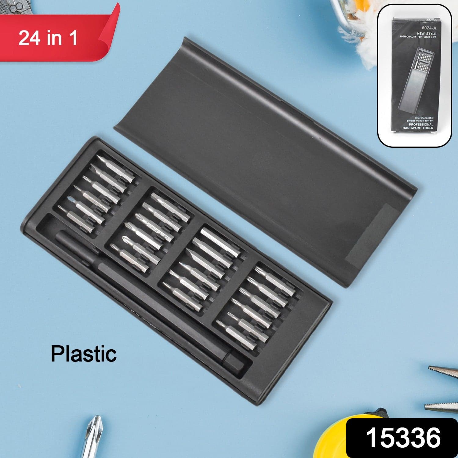 Plastic 24 in 1 Precision Screwdriver plastic thumbnail 2
