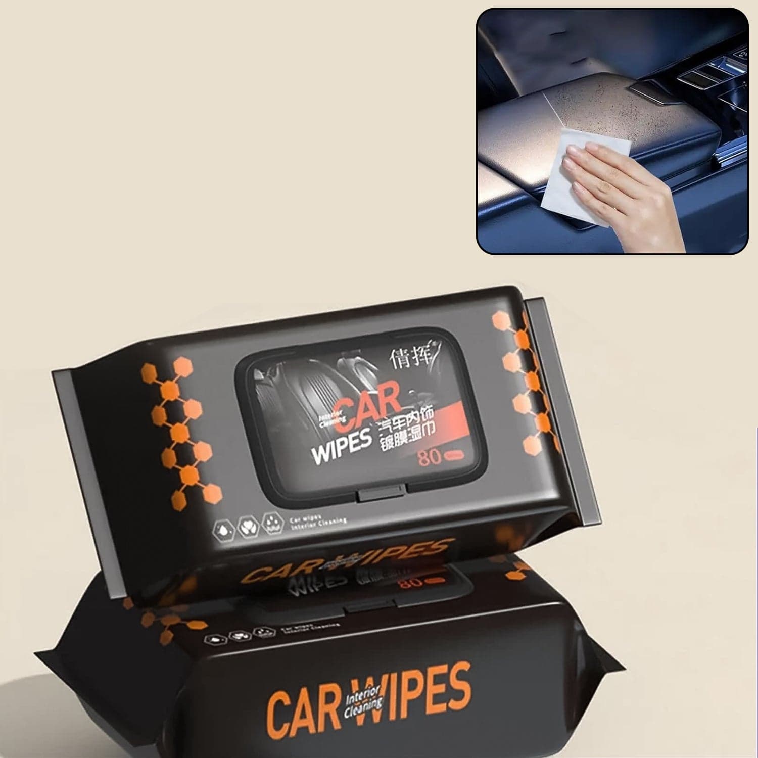 Car Dashboard Scratch Remover Tissue (80 Pcs Set) thumbnail 1