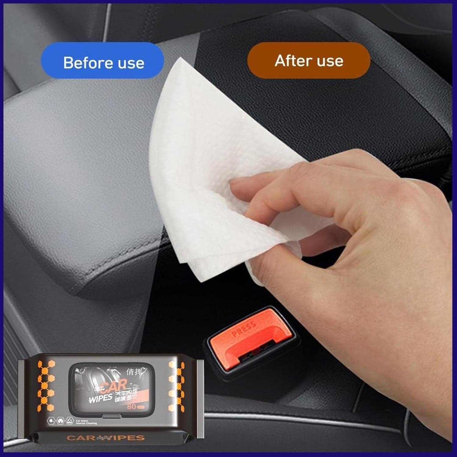 Car Dashboard Scratch Remover Tissue (80 Pcs Set) thumbnail 7
