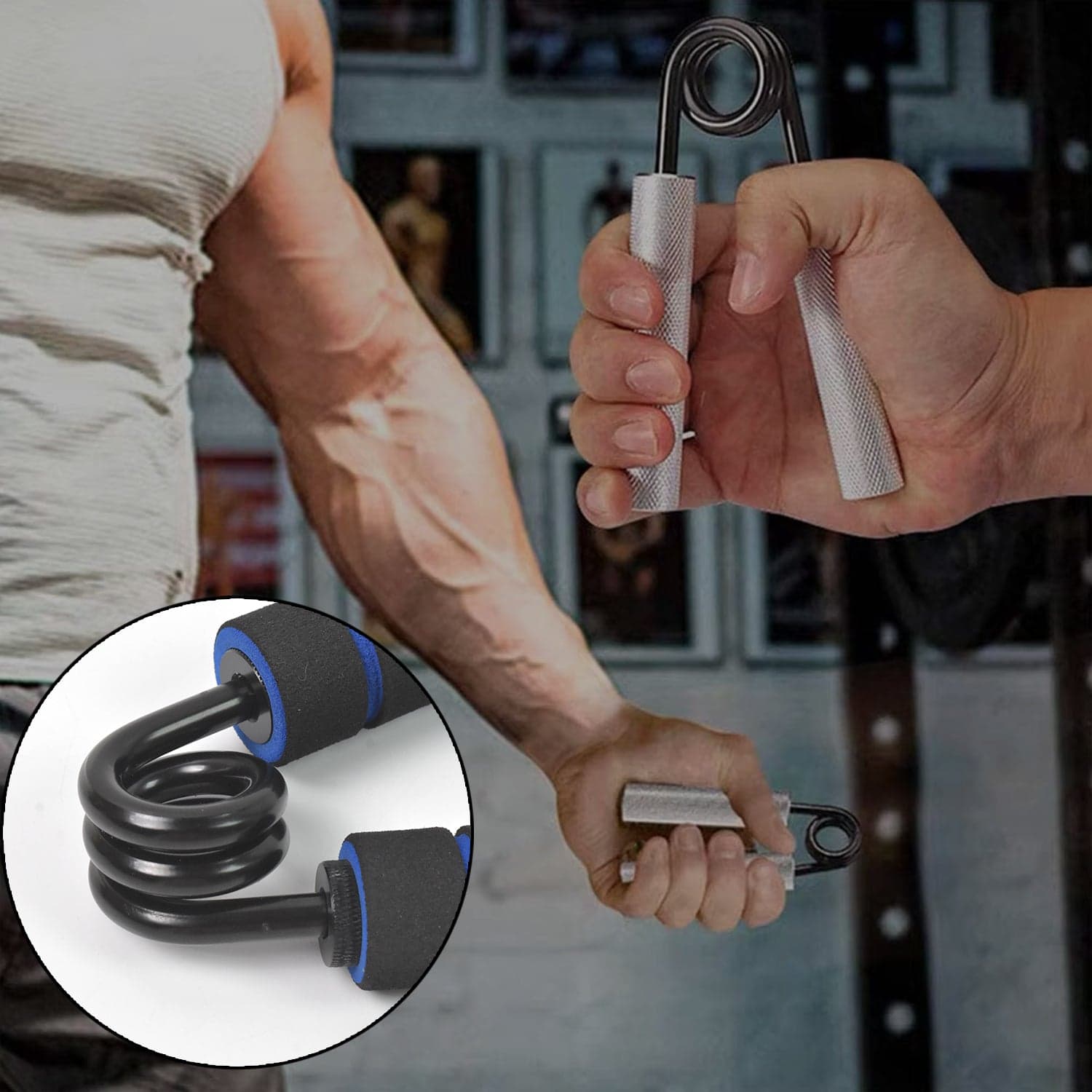 Hand Exerciser, Hand Gripper / Finger Strengthener (1 Pc / 50LB) thumbnail 7