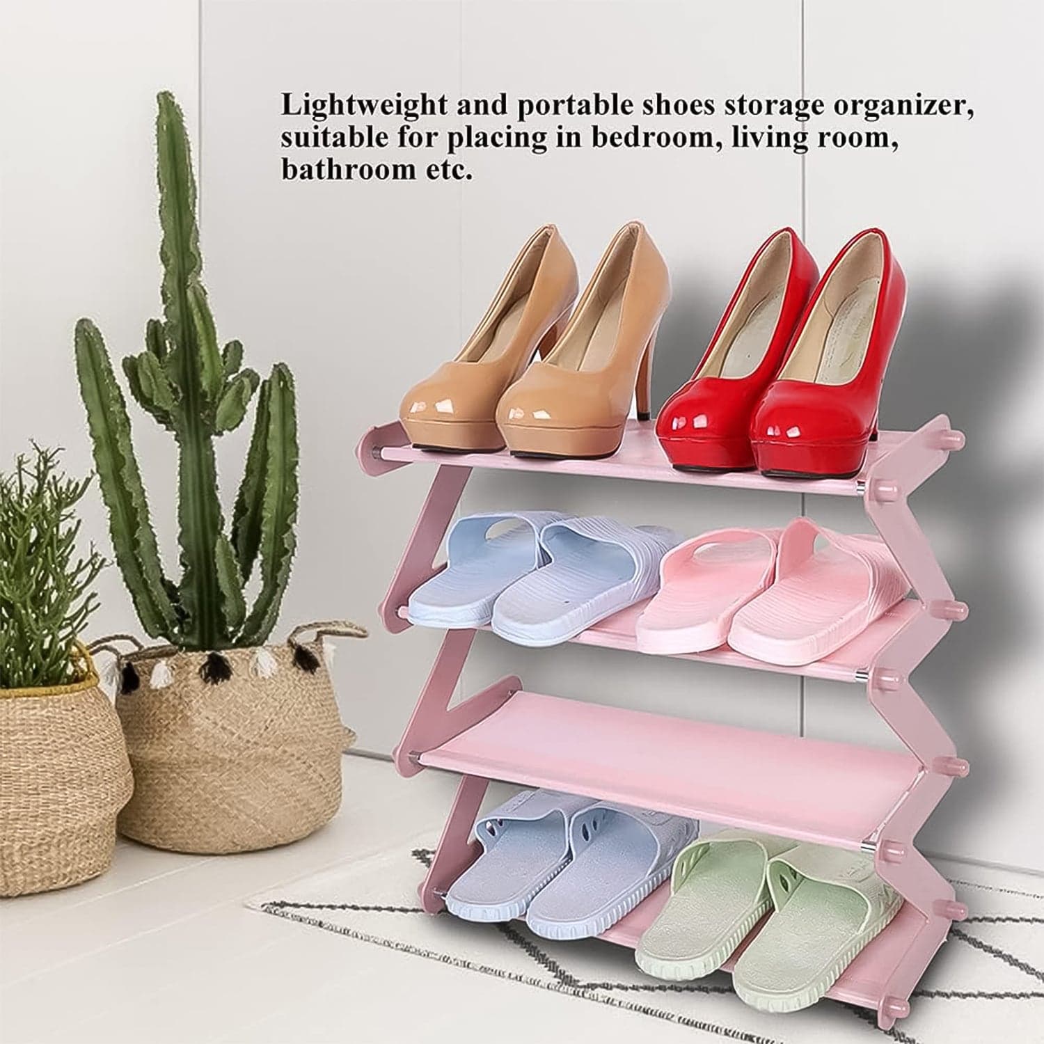 Shoe Rack Z-Shaped Four Layer (1 Pc / 4 Layer) thumbnail 4