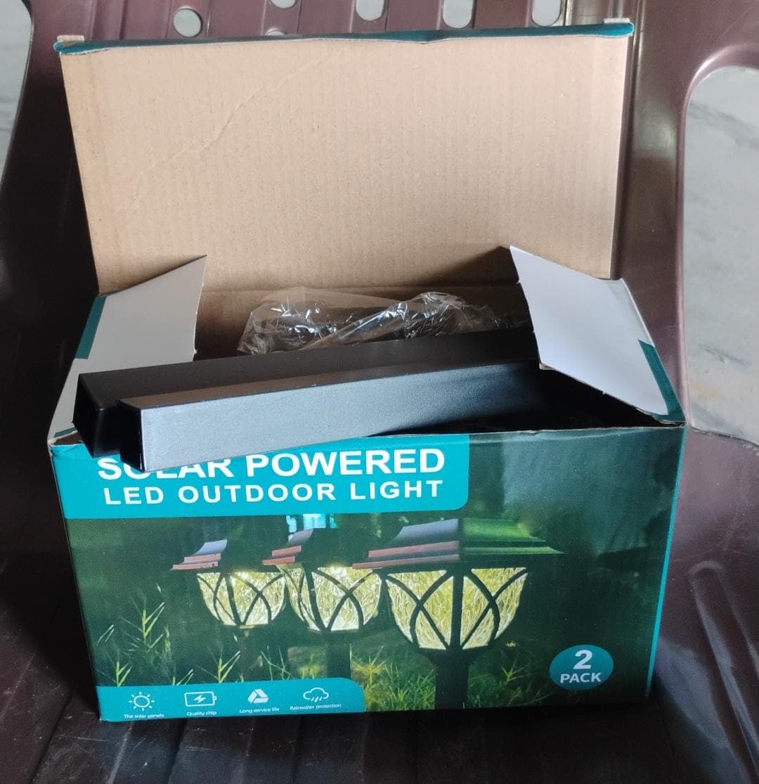 Solar Pathway Lights Outdoor Garden Lights (2 Pcs Set) thumbnail 12
